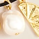 Nautical lemon charm and leather cord necklace SHINY MATTE GOLD nautical lemon charm and leather cord necklace for women