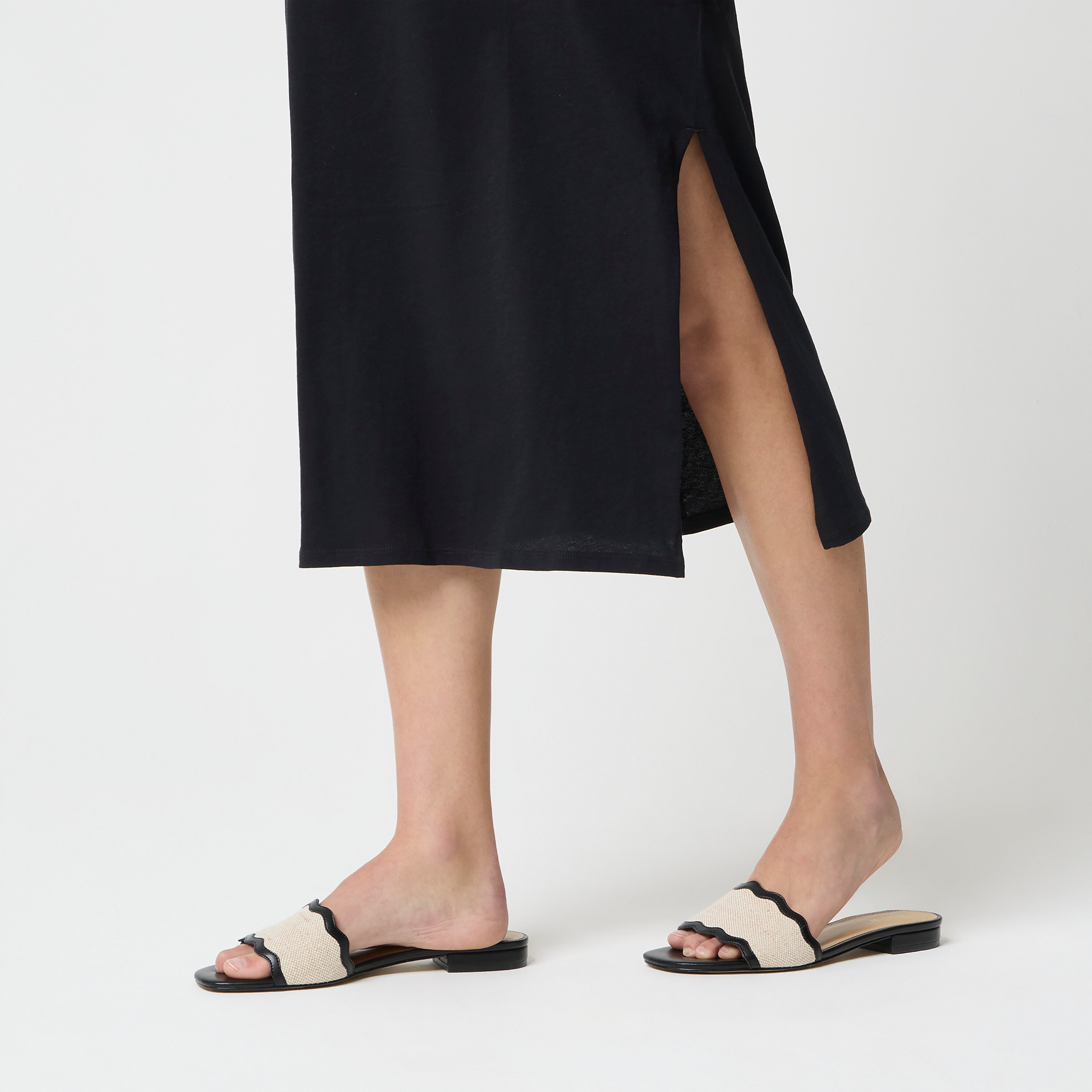 Knit midi dress