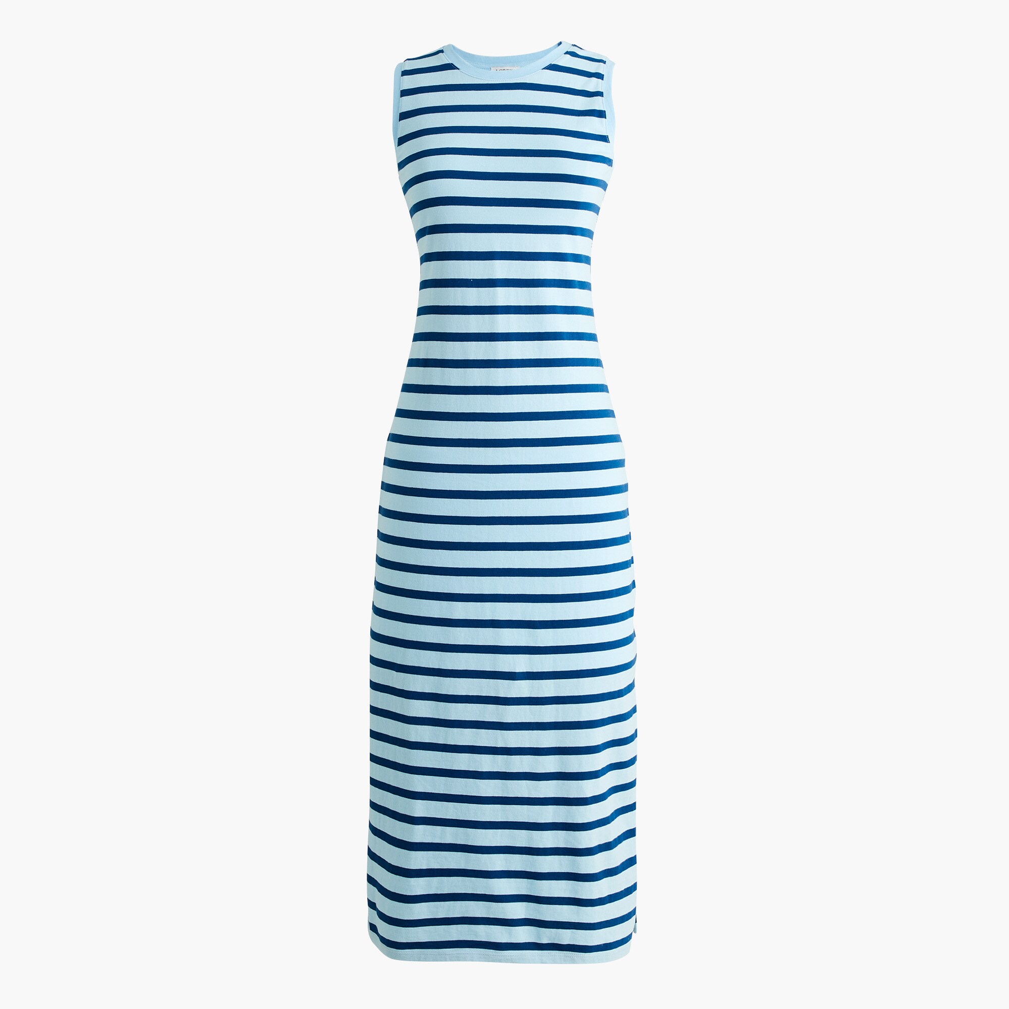 womens Striped knit midi dress