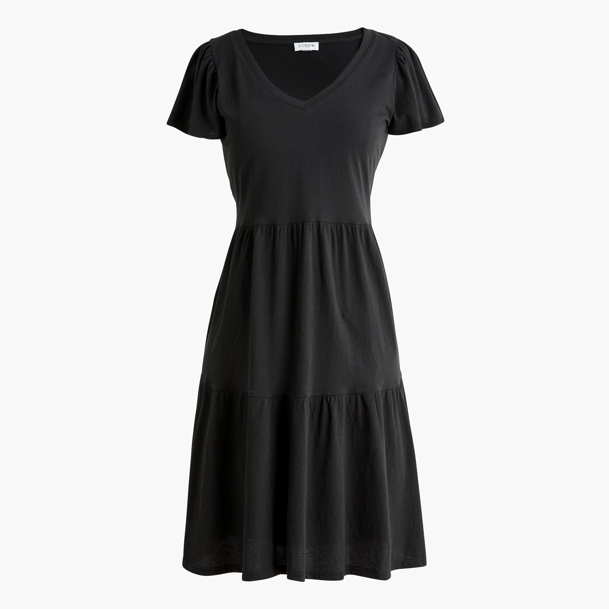 Tiered Knit Mini Dress For Women | Factory