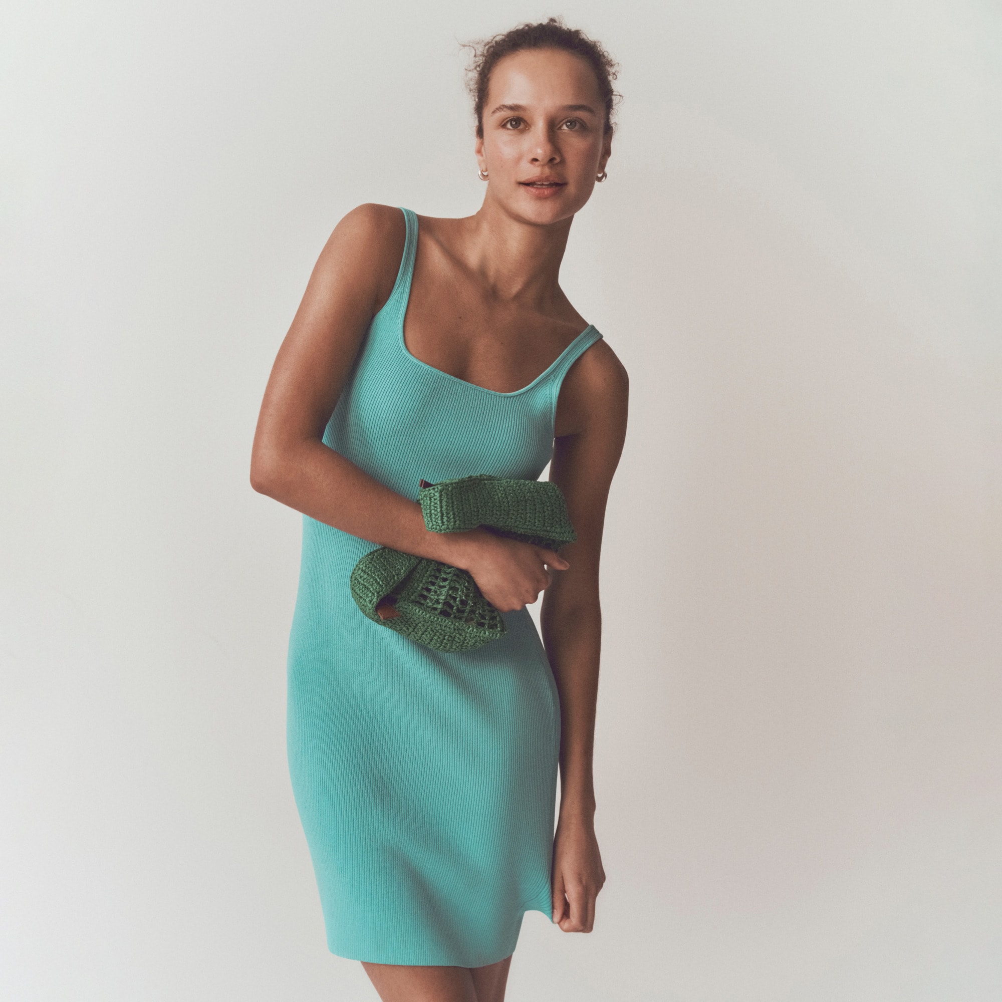 flutter sleeve tiered mini dress PARO- Tiered mini dress with double layer flutter sleeves – Be You Be One
