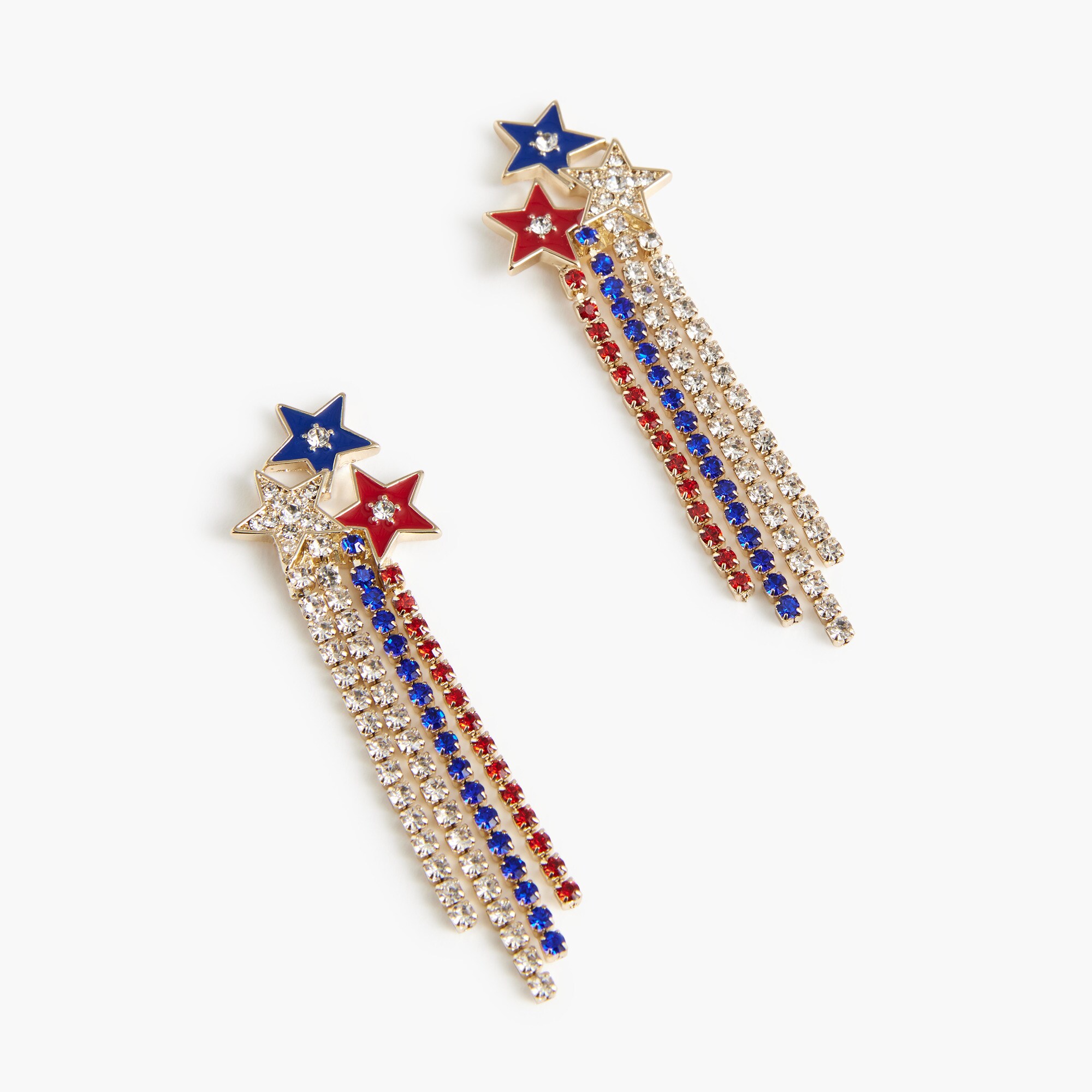 star waterfall statement earrings for women