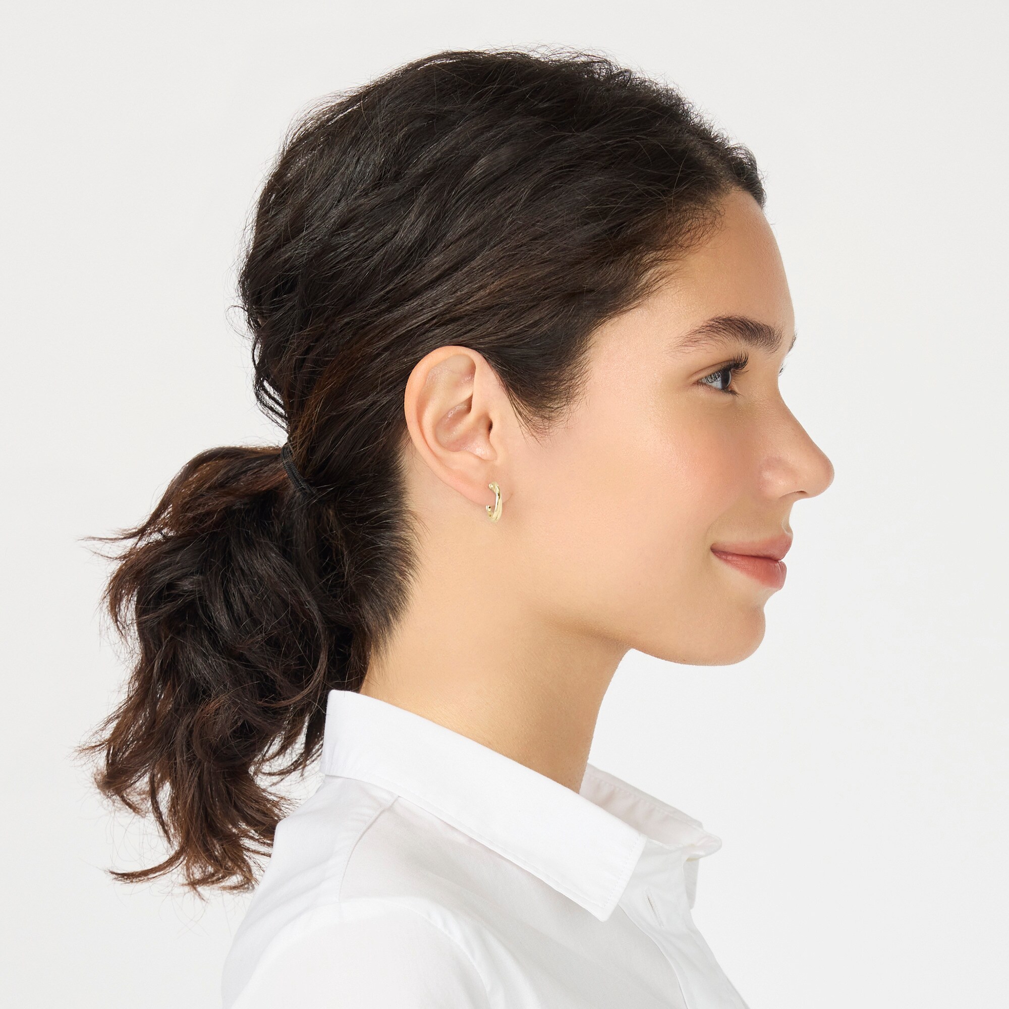 Pearl and pavé stud earrings set