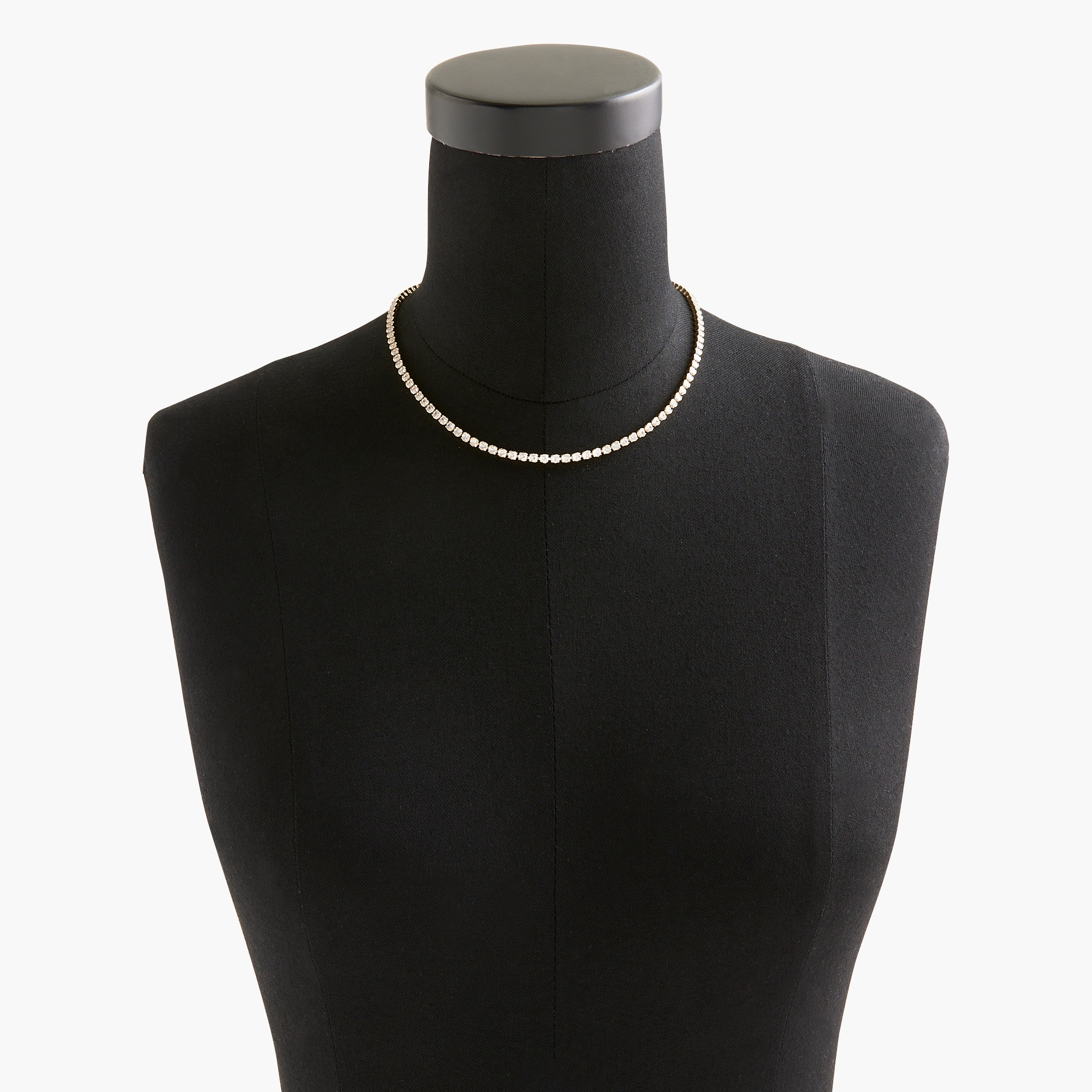 Crystal tennis necklace