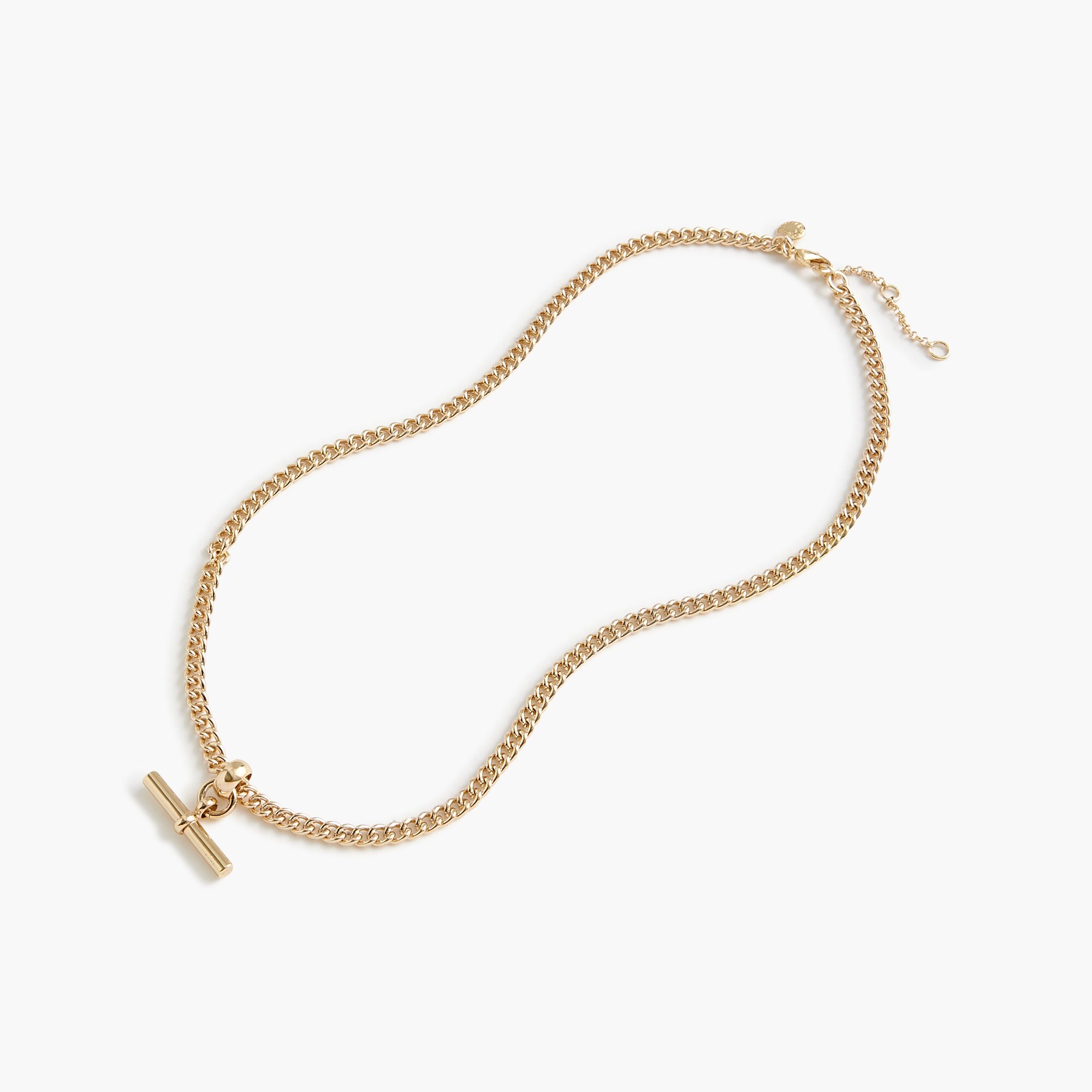 womens T-bar pendant necklace