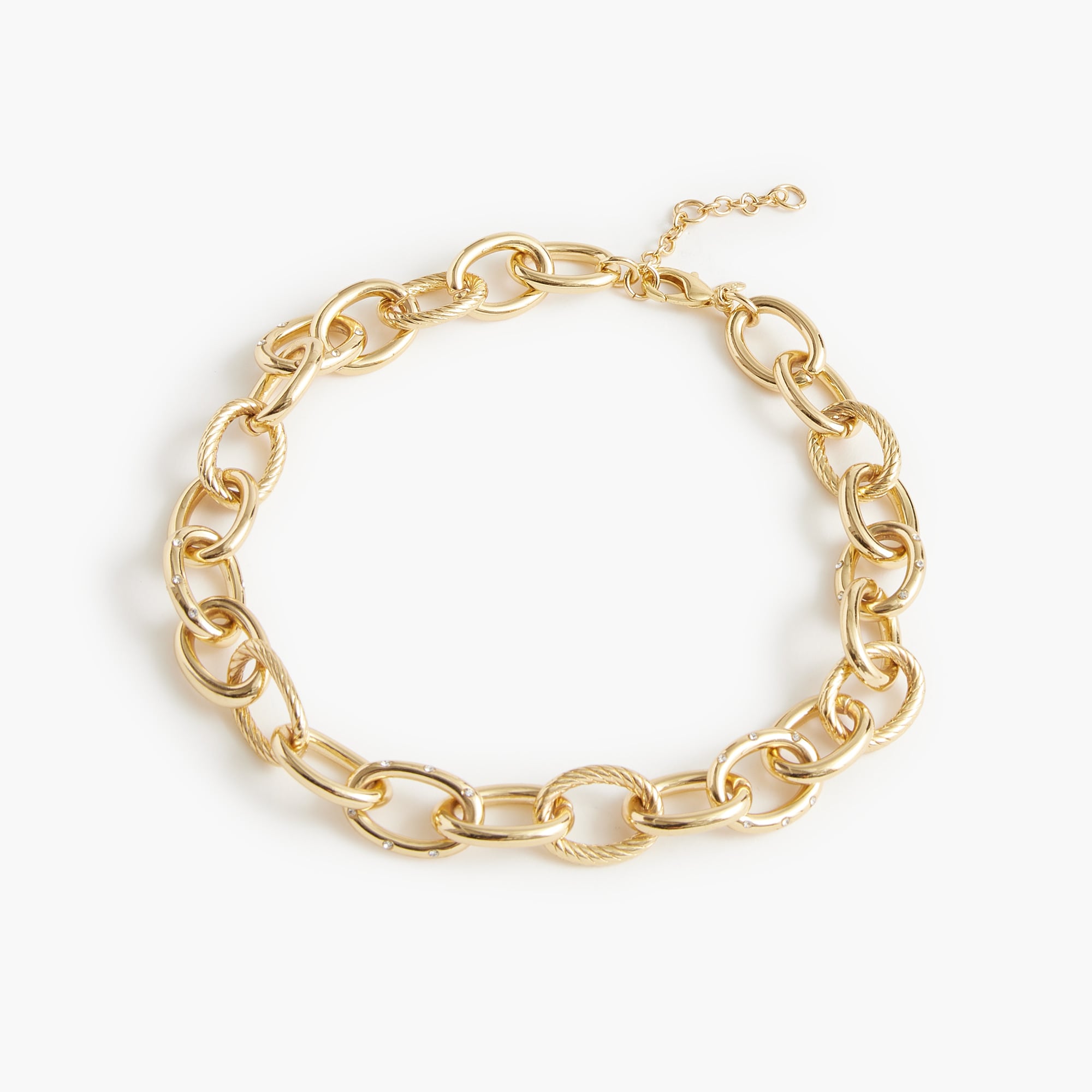  Nautical links statement necklace