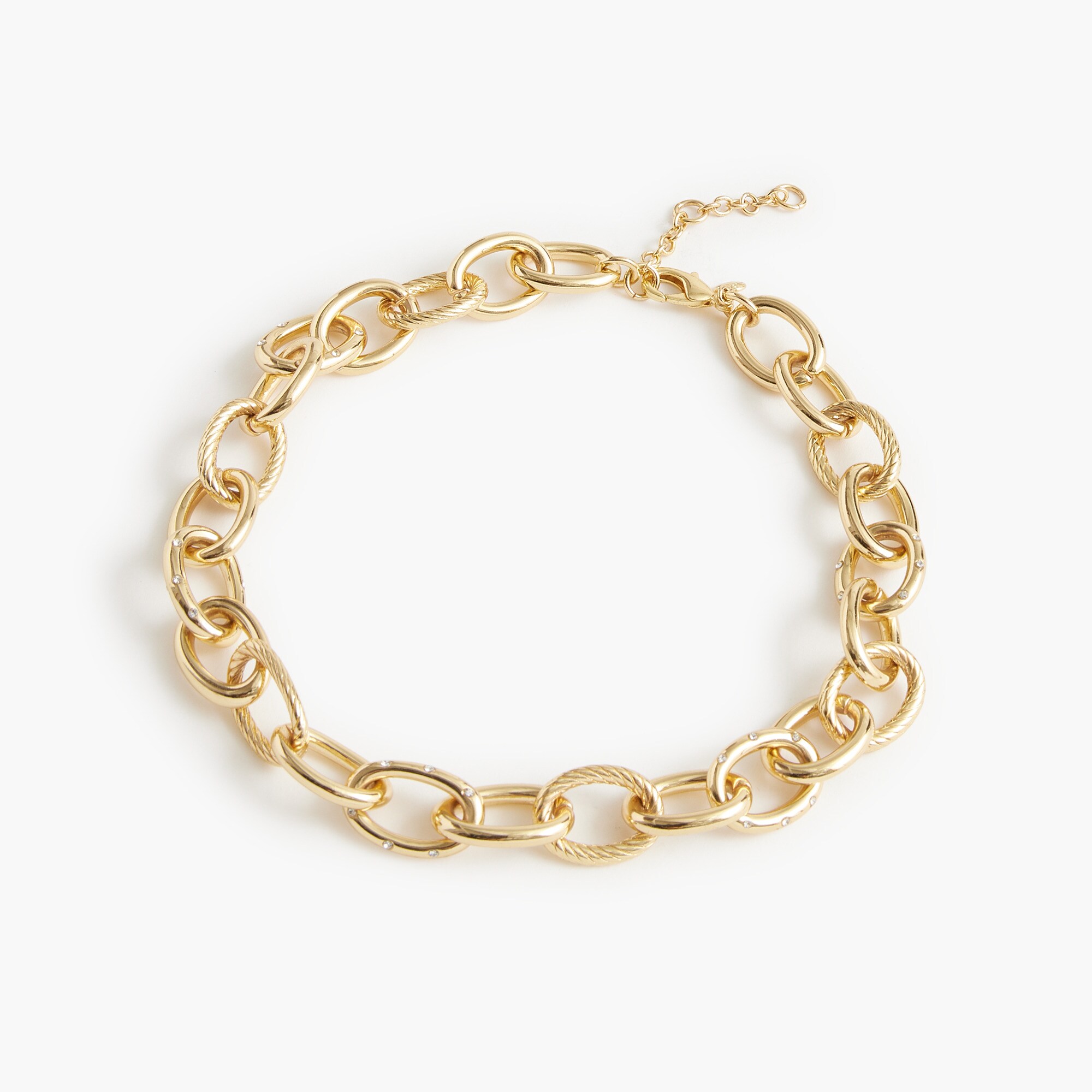 nautical links statement necklace for women
