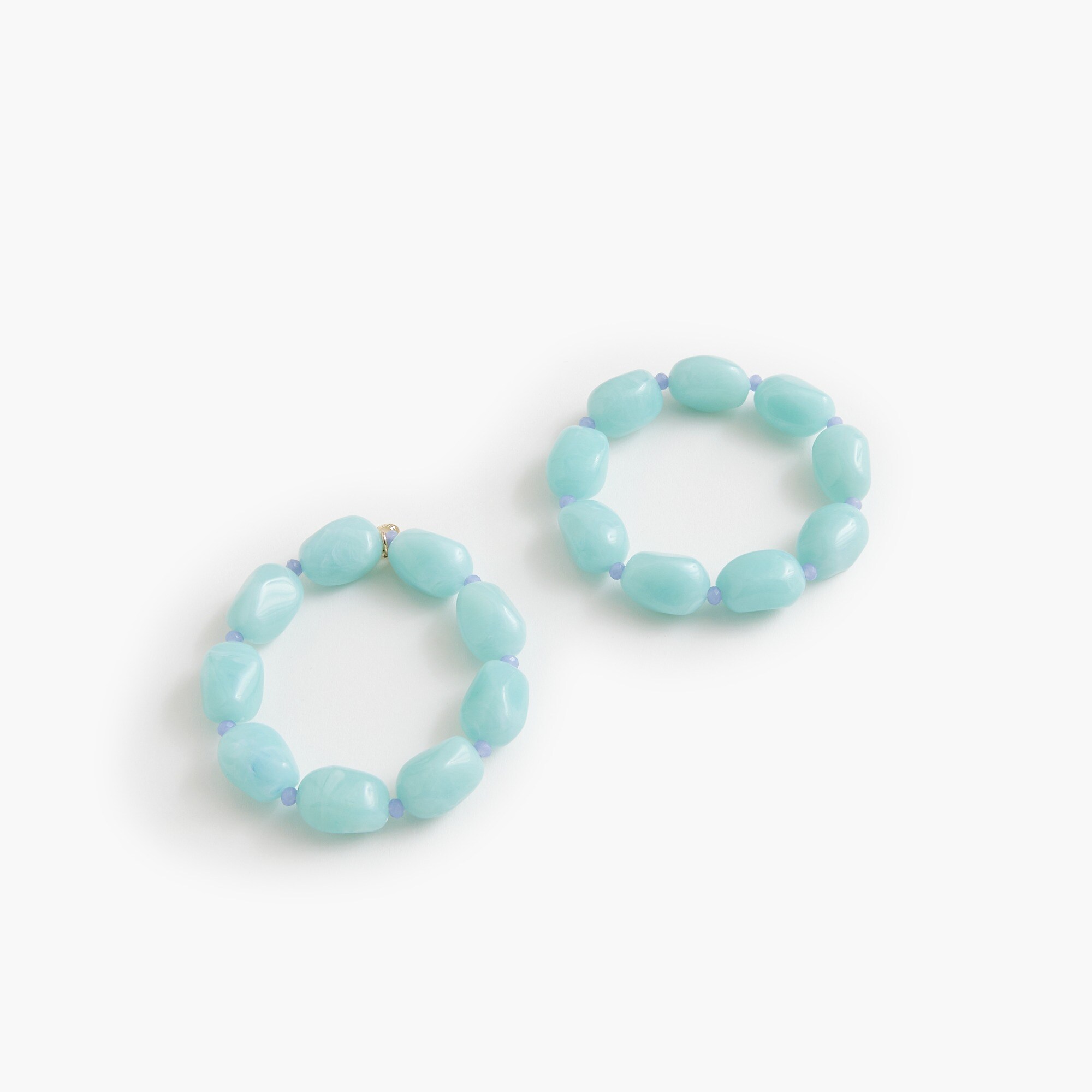 Beaded chunky bracelets set