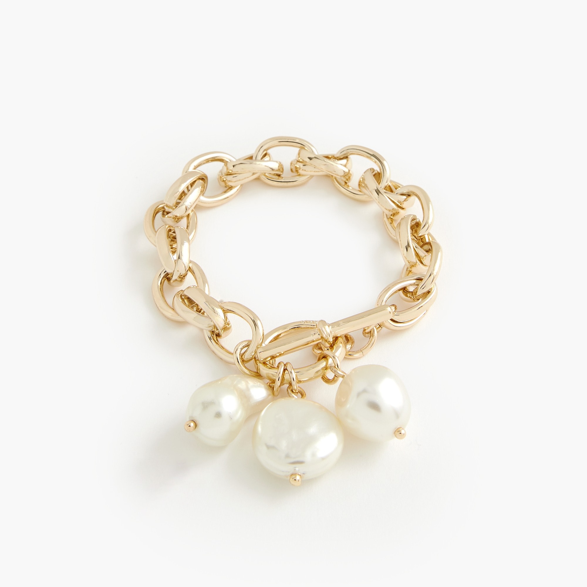 womens Chunky chain toggle bracelet