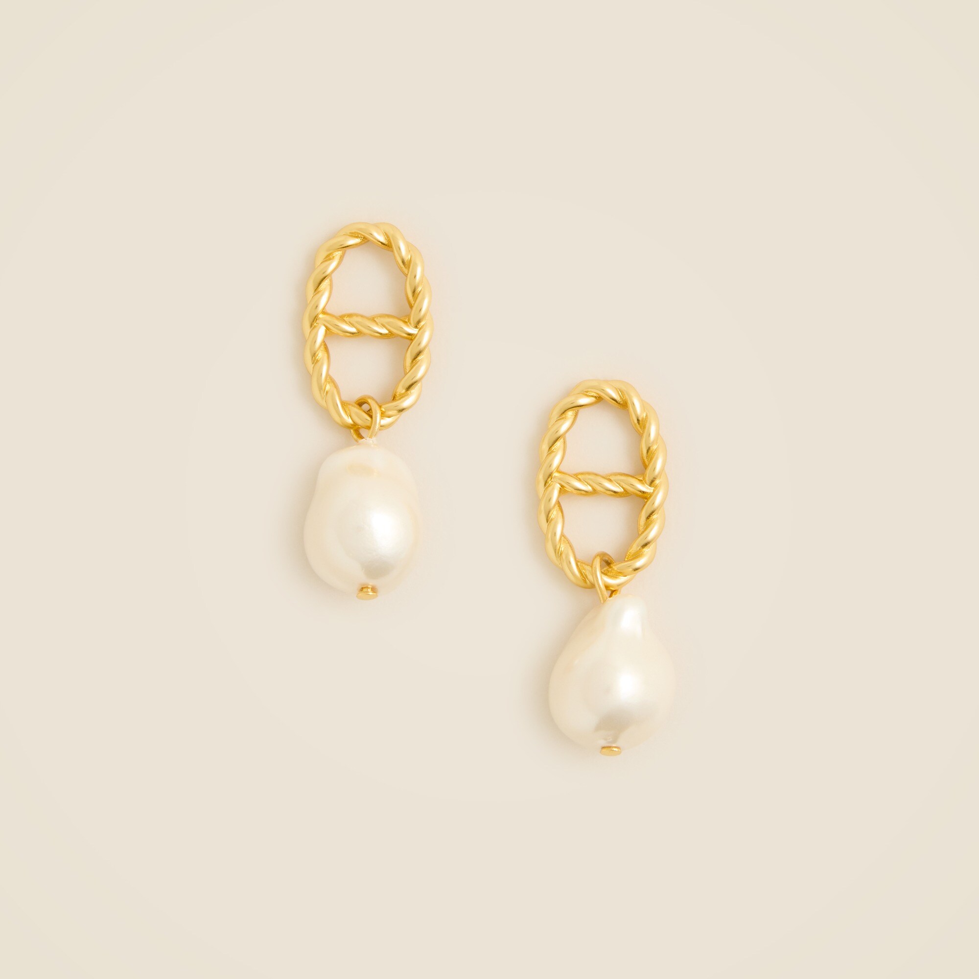 Rope Mother-of-Pearl earrings