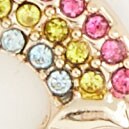 Rainbow and lightning charms set MULTI factory: rainbow and lightning charms set for women