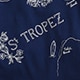 Classic-fit &quot;St. Tropez&quot; graphic T-shirt in broken-in jersey NAVY classic-fit &quot;st. tropez&quot; graphic t-shirt in broken-in jersey for women