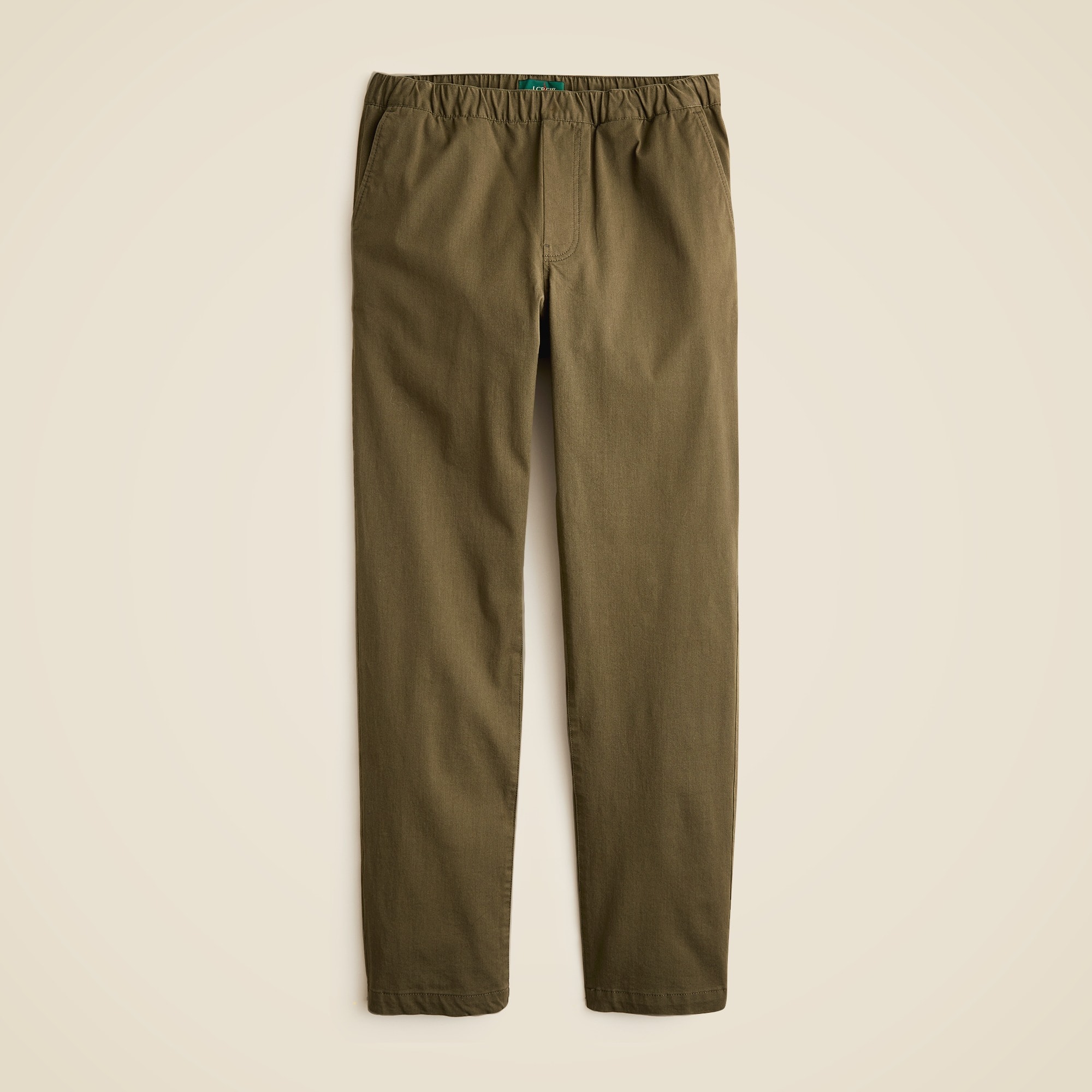 mens Drawstring pant in stretch cotton blend
