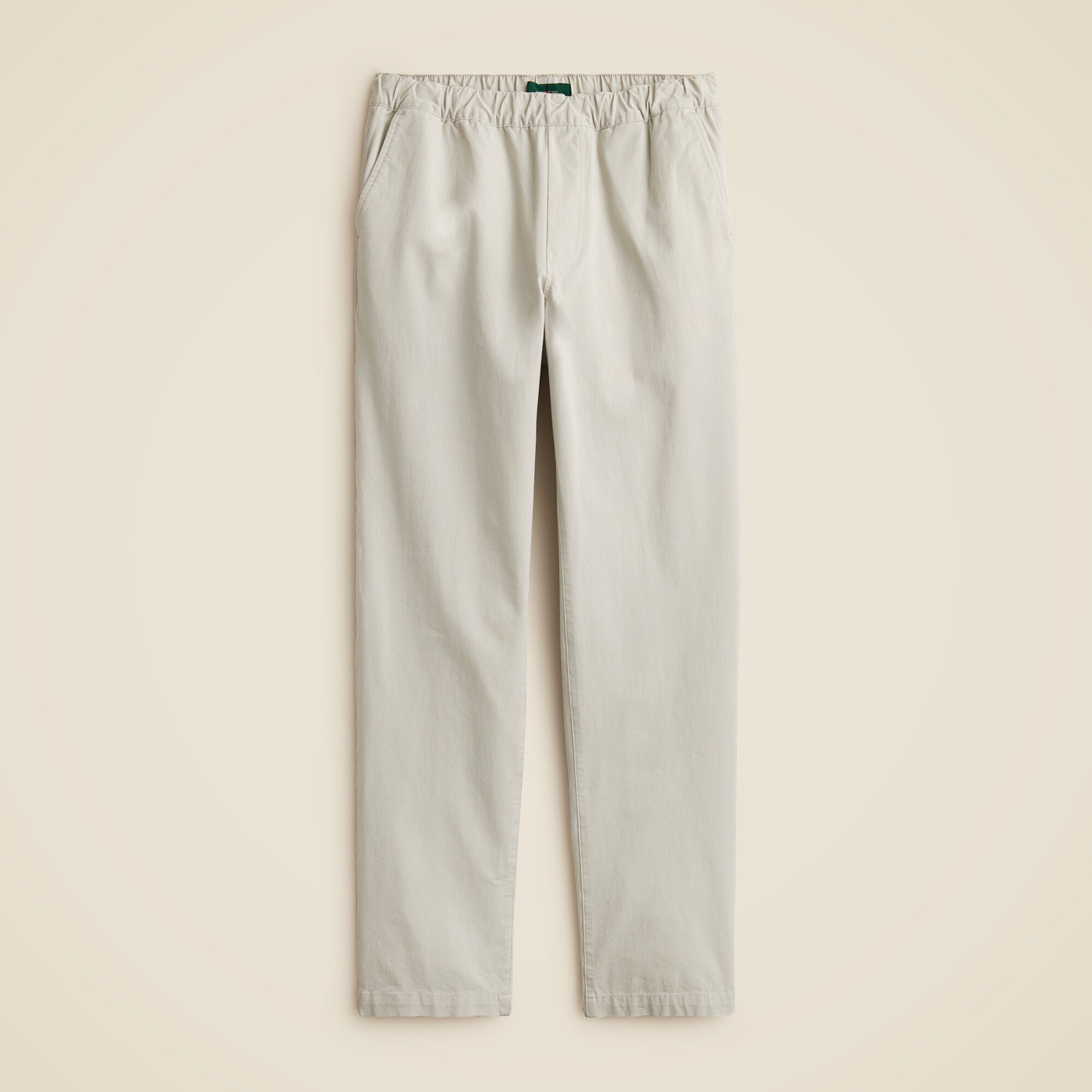 Drawstring pant in stretch cotton blend