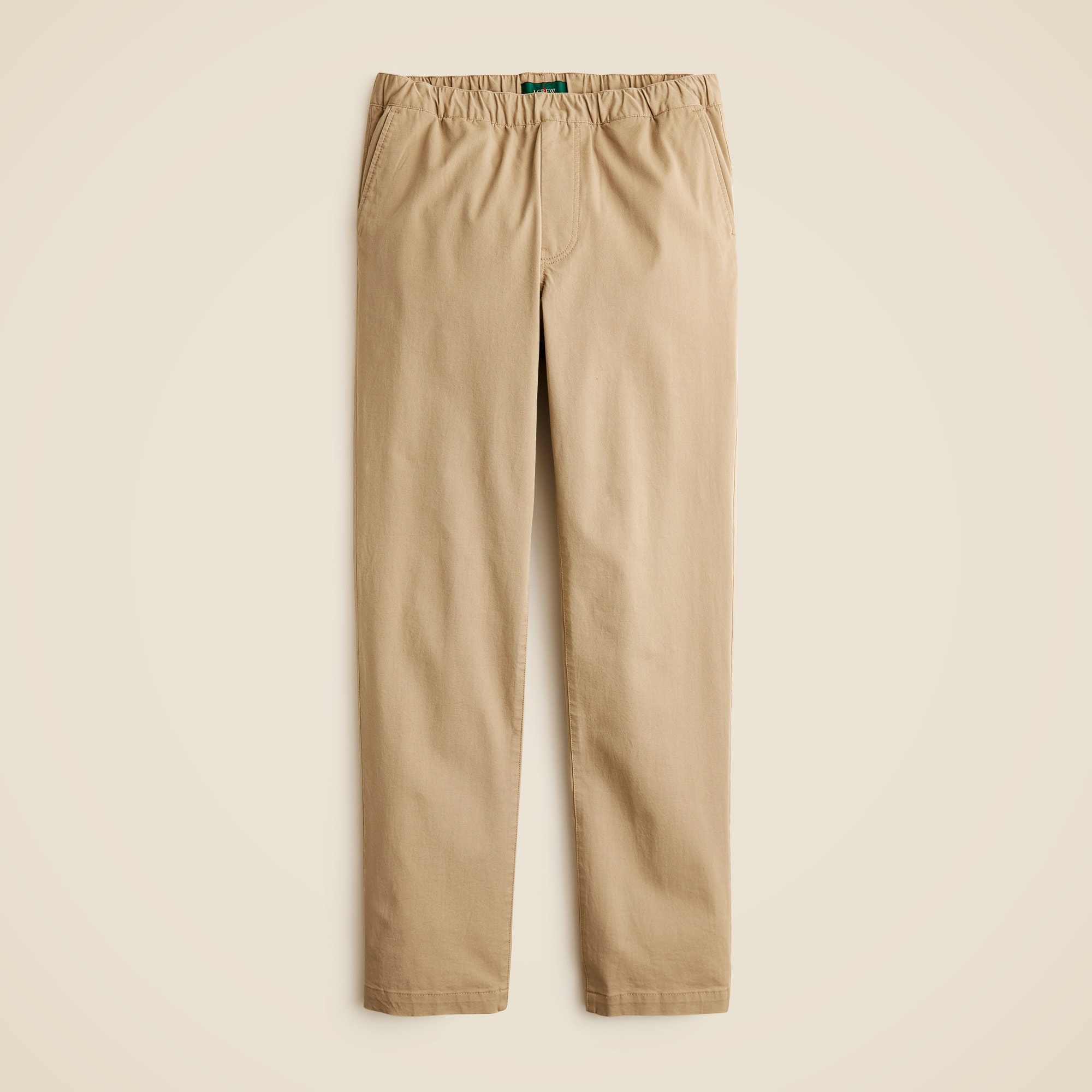 Drawstring pant in stretch cotton blend
