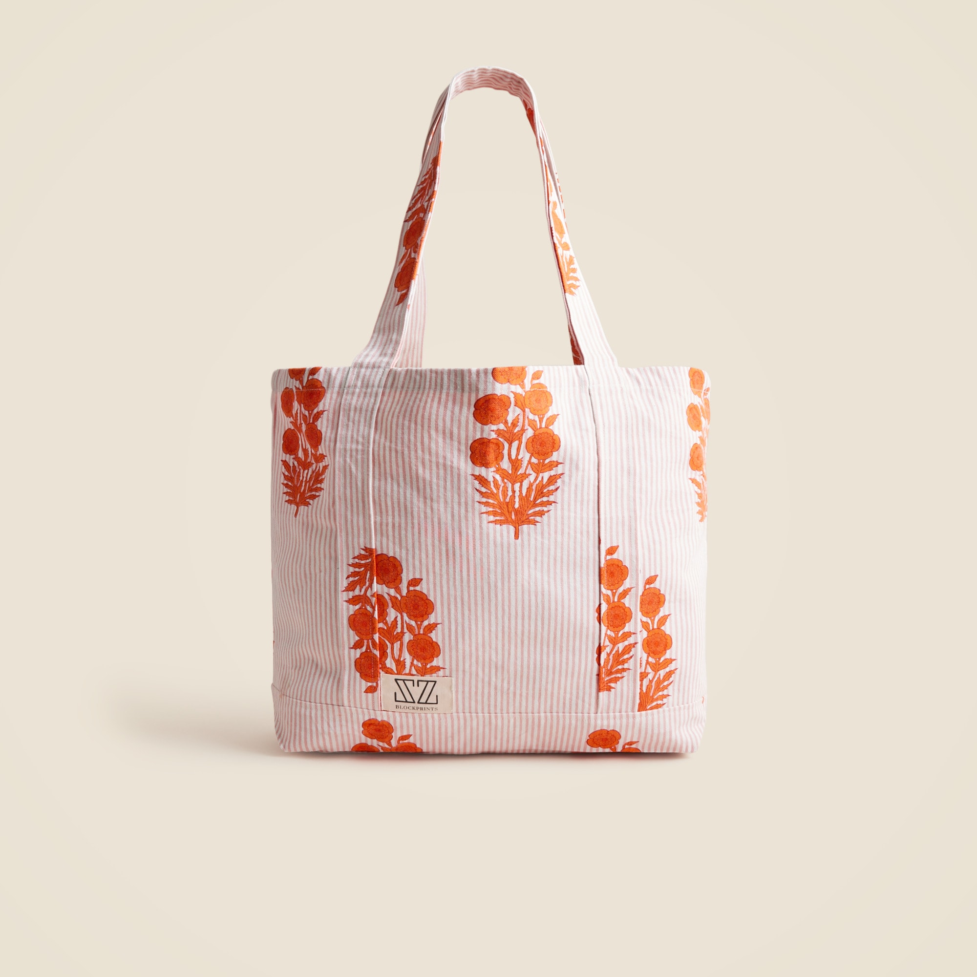 womens SZ Blockprints&trade; X J.Crew tote bag