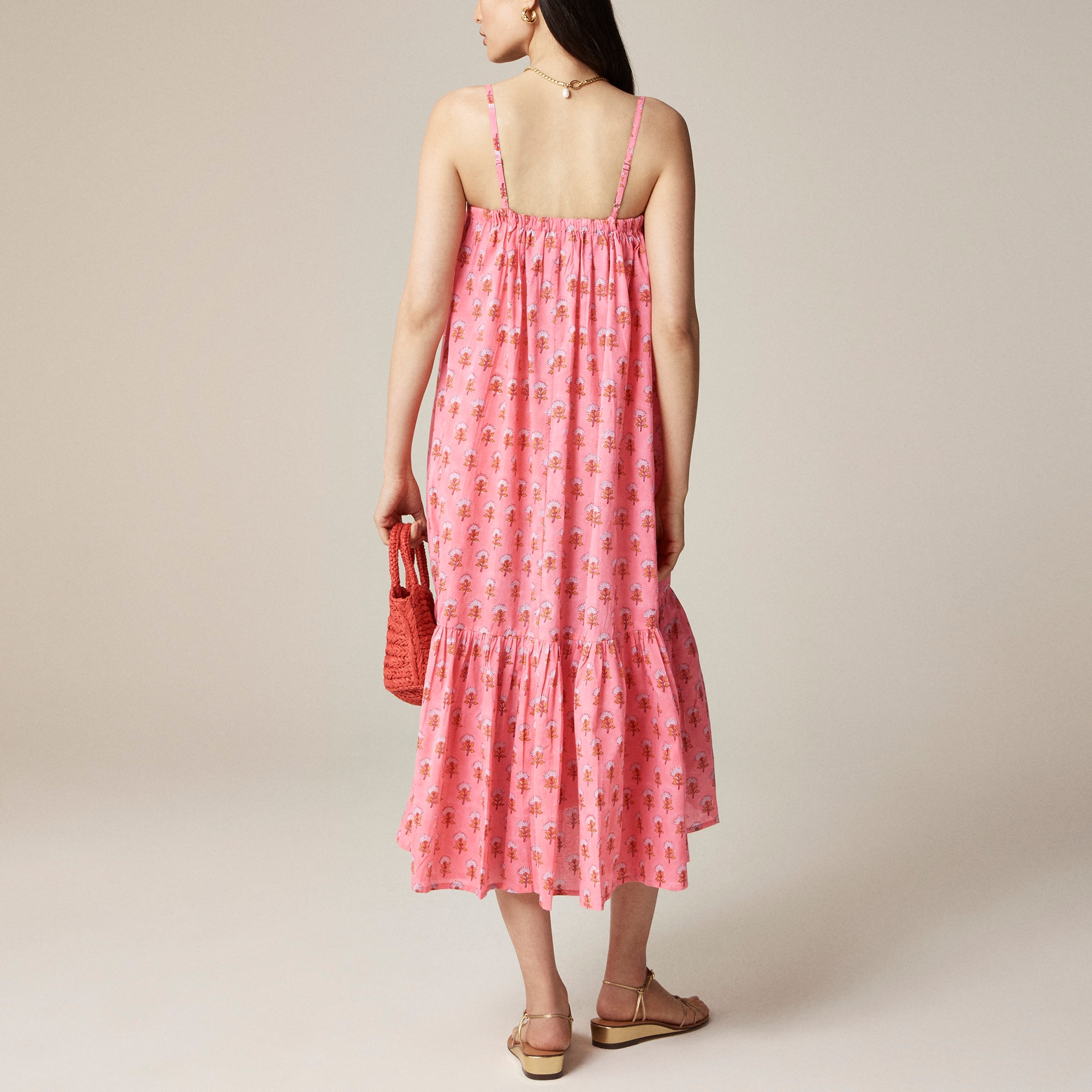 womens SZ Blockprints&trade; X J.Crew tiered dress
