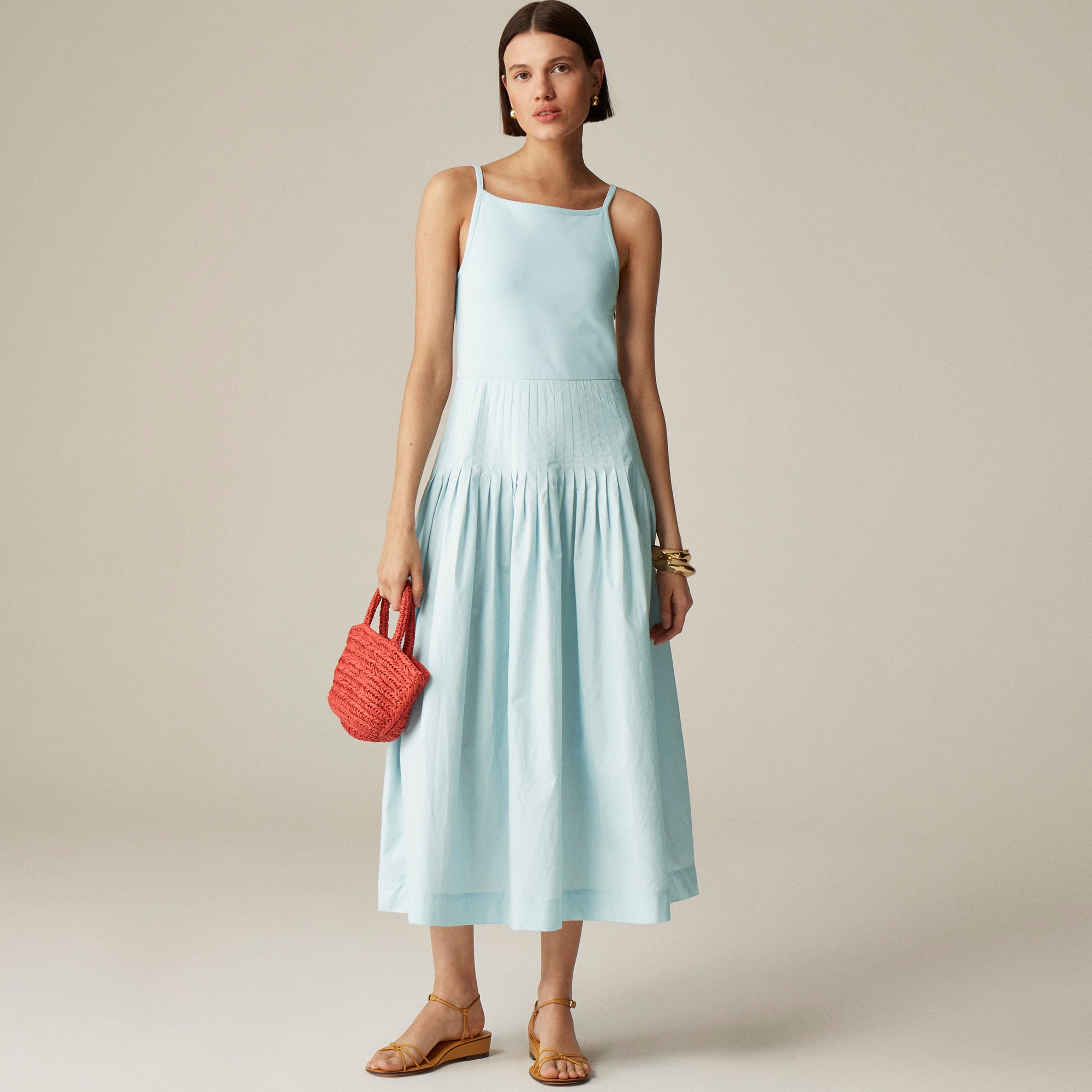 womens Pintuck mixy dress