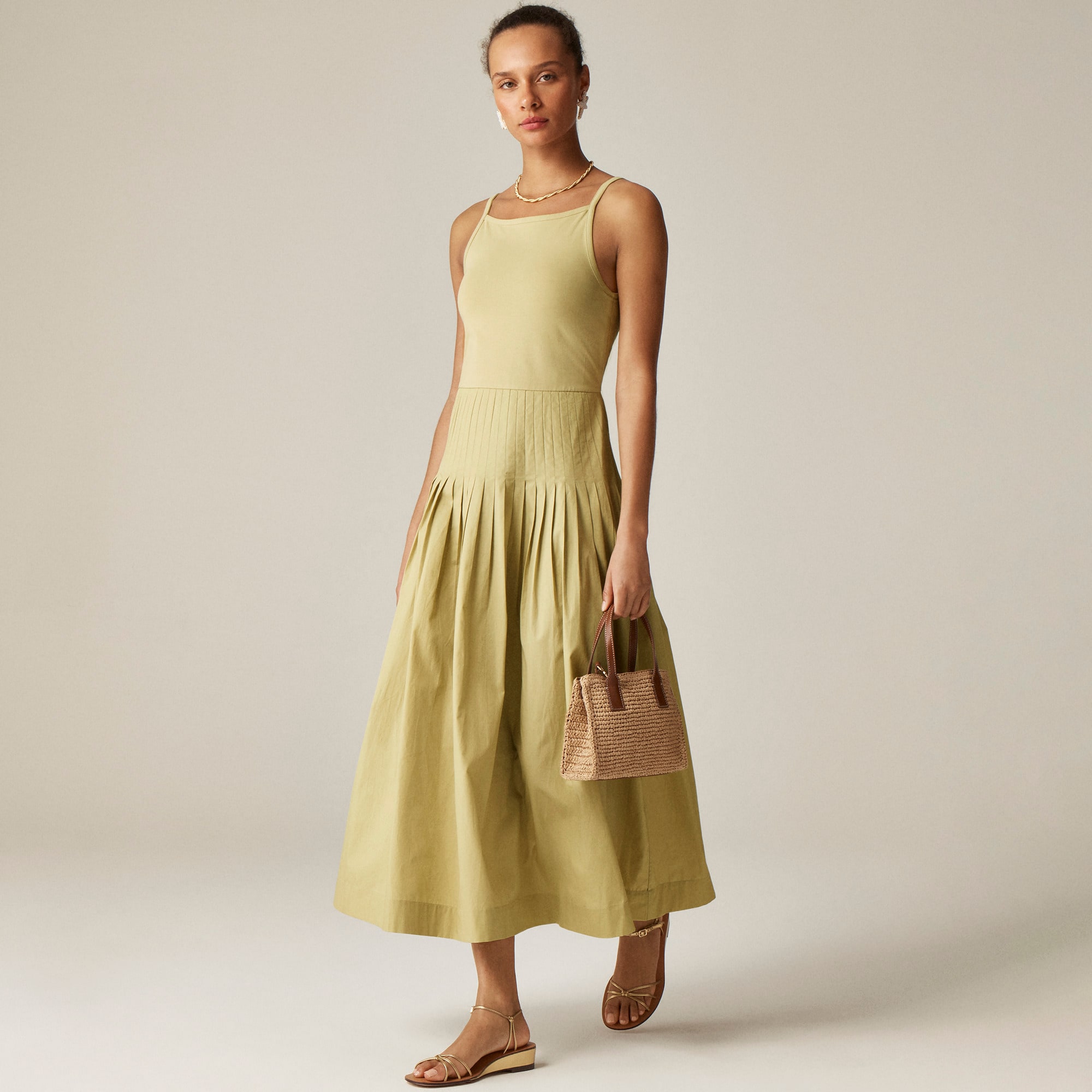 womens Pintuck mixy dress