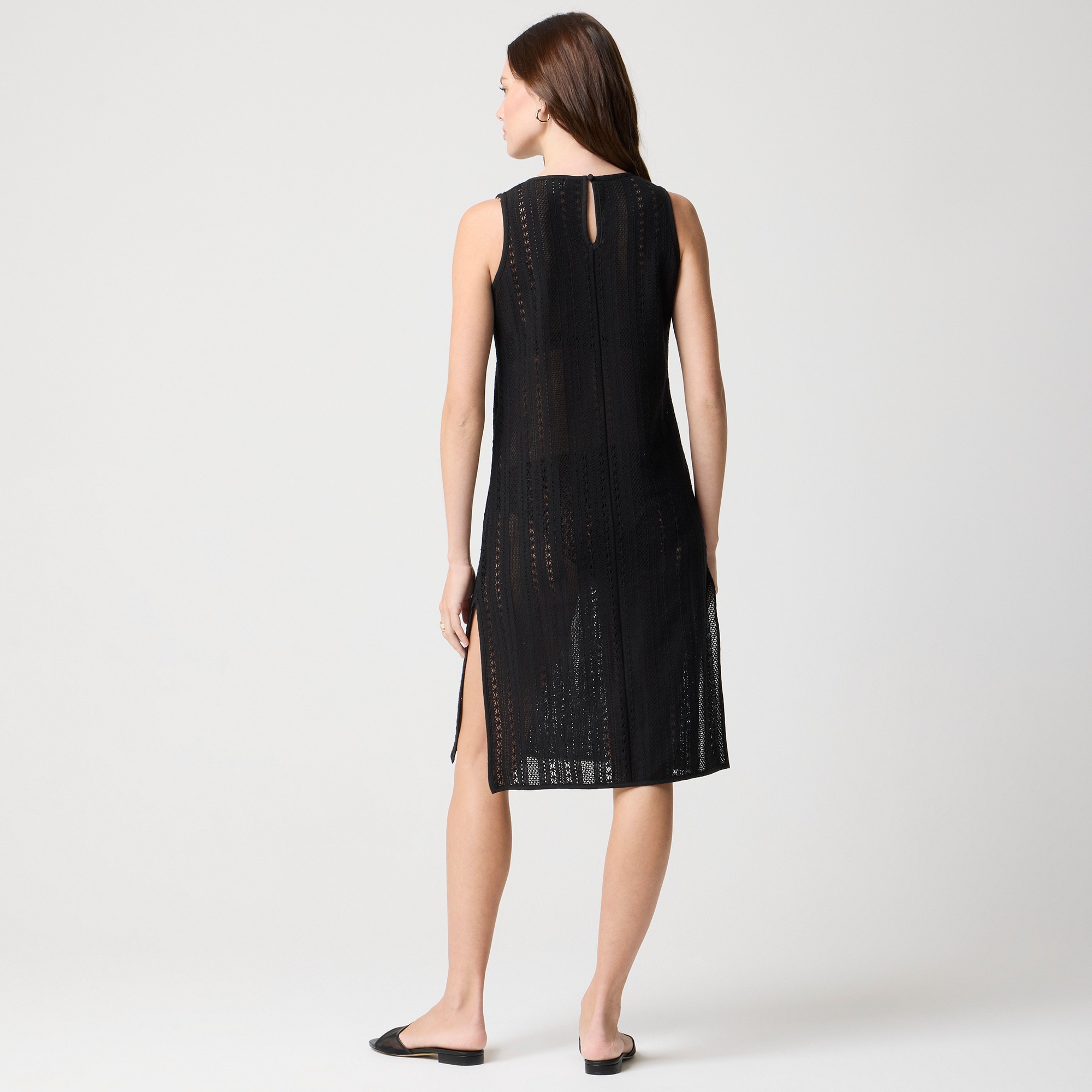 Crochet midi beach dress