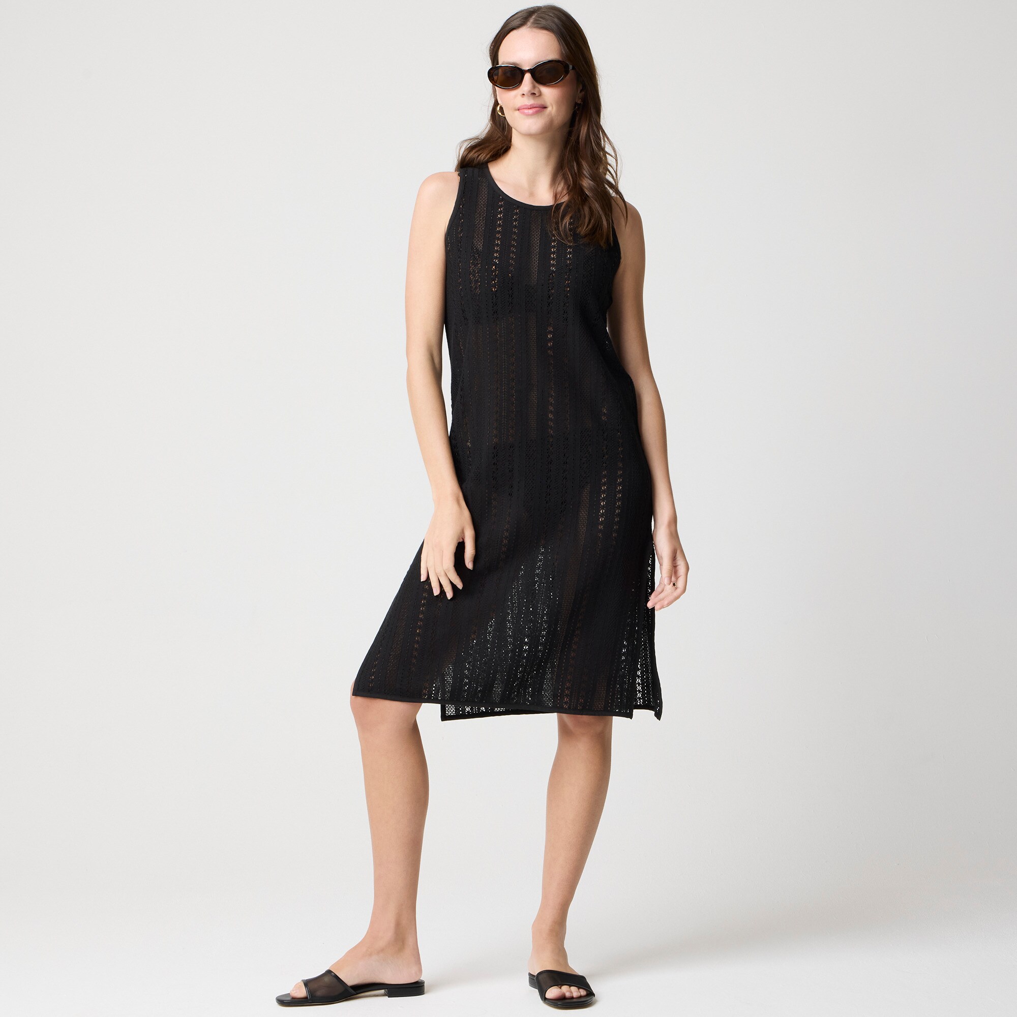 womens Crochet midi beach dress