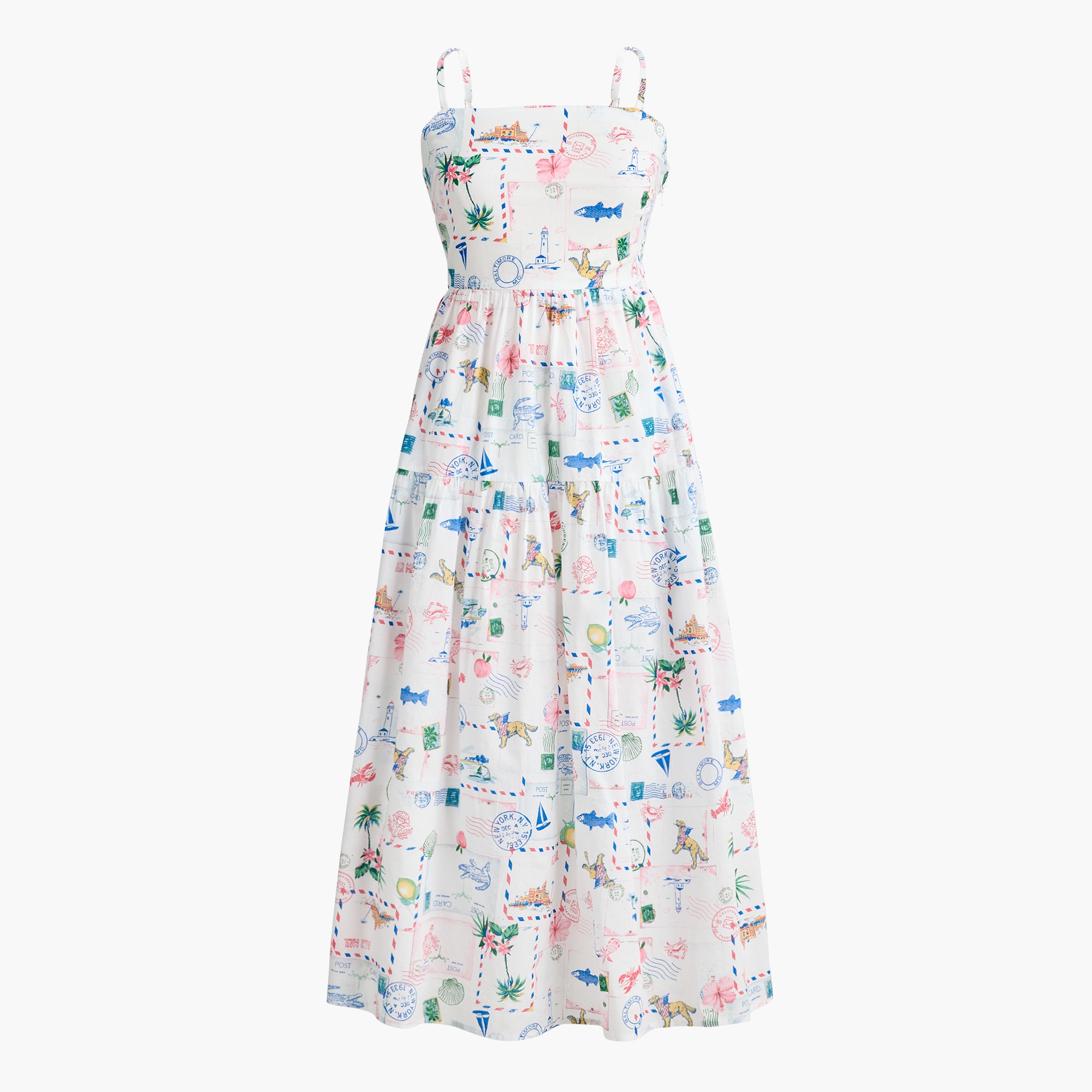 Strappy midi dress