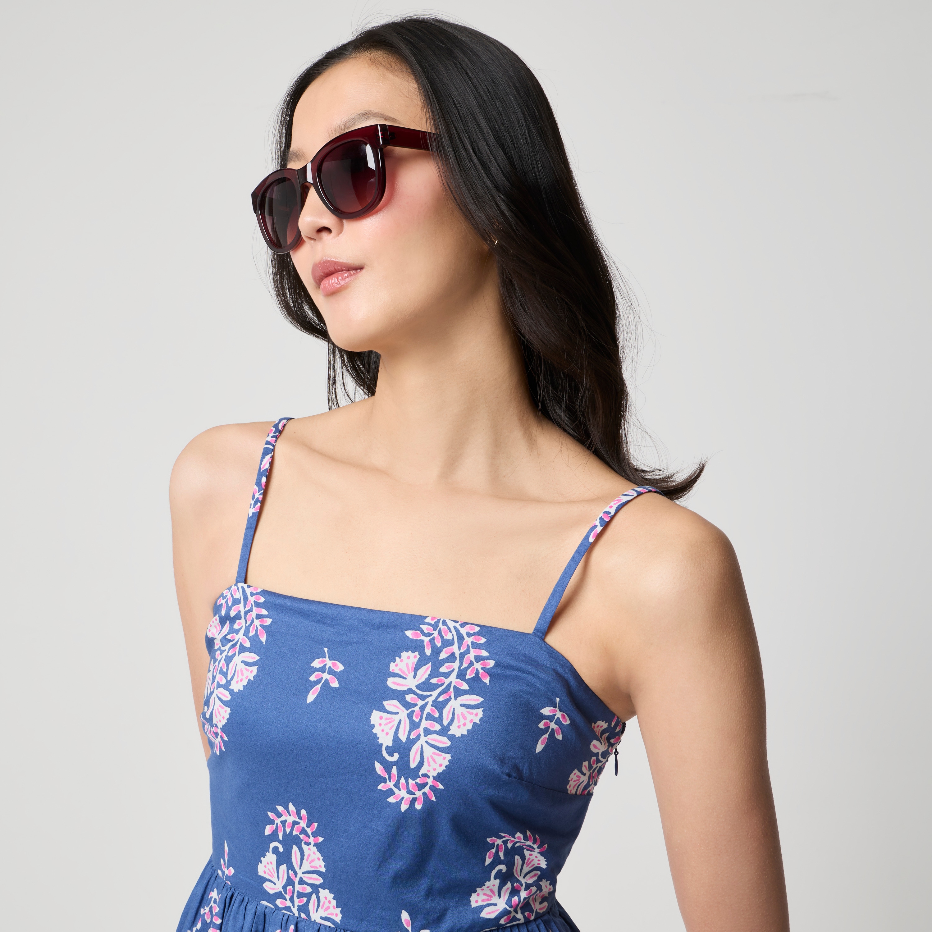 Strappy midi dress
