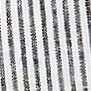 Striped linen-blend button-front shell BLACK AND WHITE STRIPE
