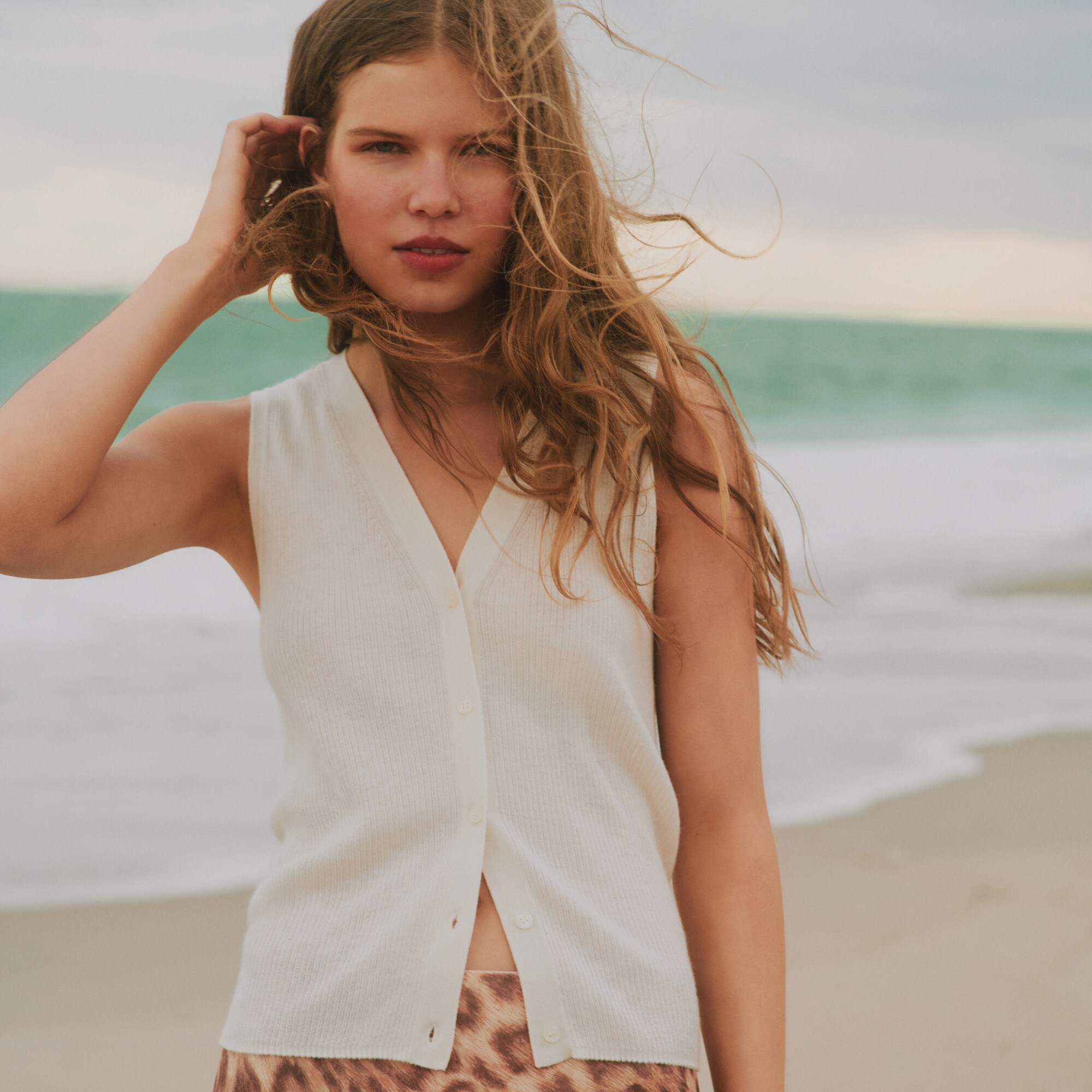 トップス vintage77 Long-sleeve T-shirt In Vintage Rib For Women | J.Crew