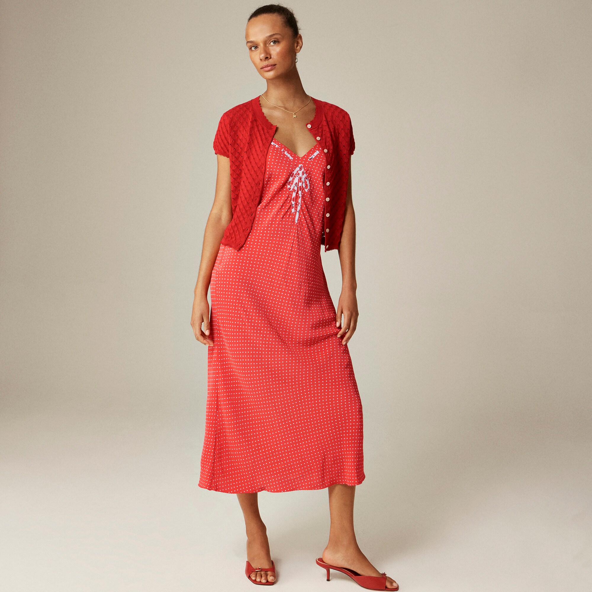 Rouje X J.Crew Ballade short-sleeve cardigan