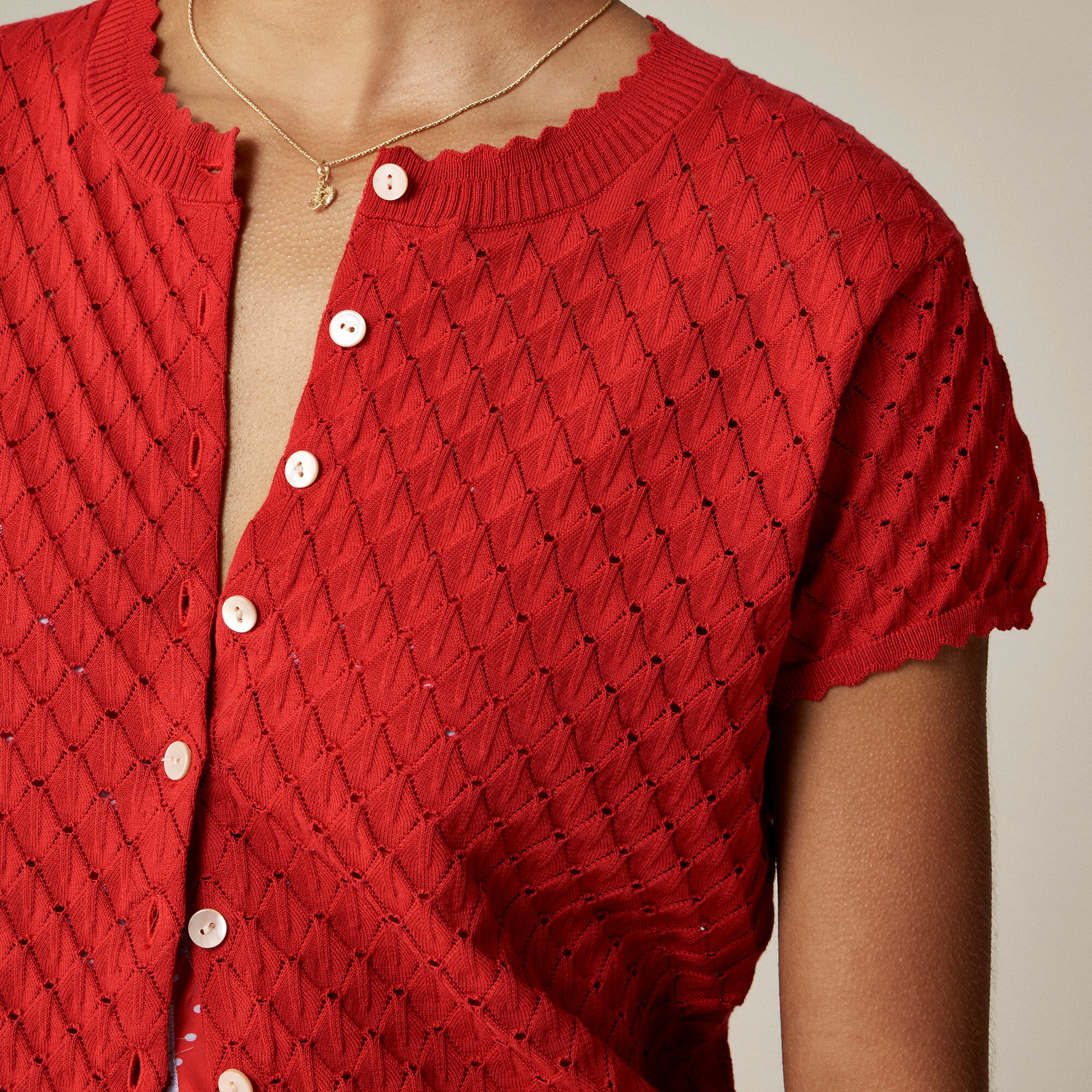 Rouje X J.Crew Ballade short-sleeve cardigan