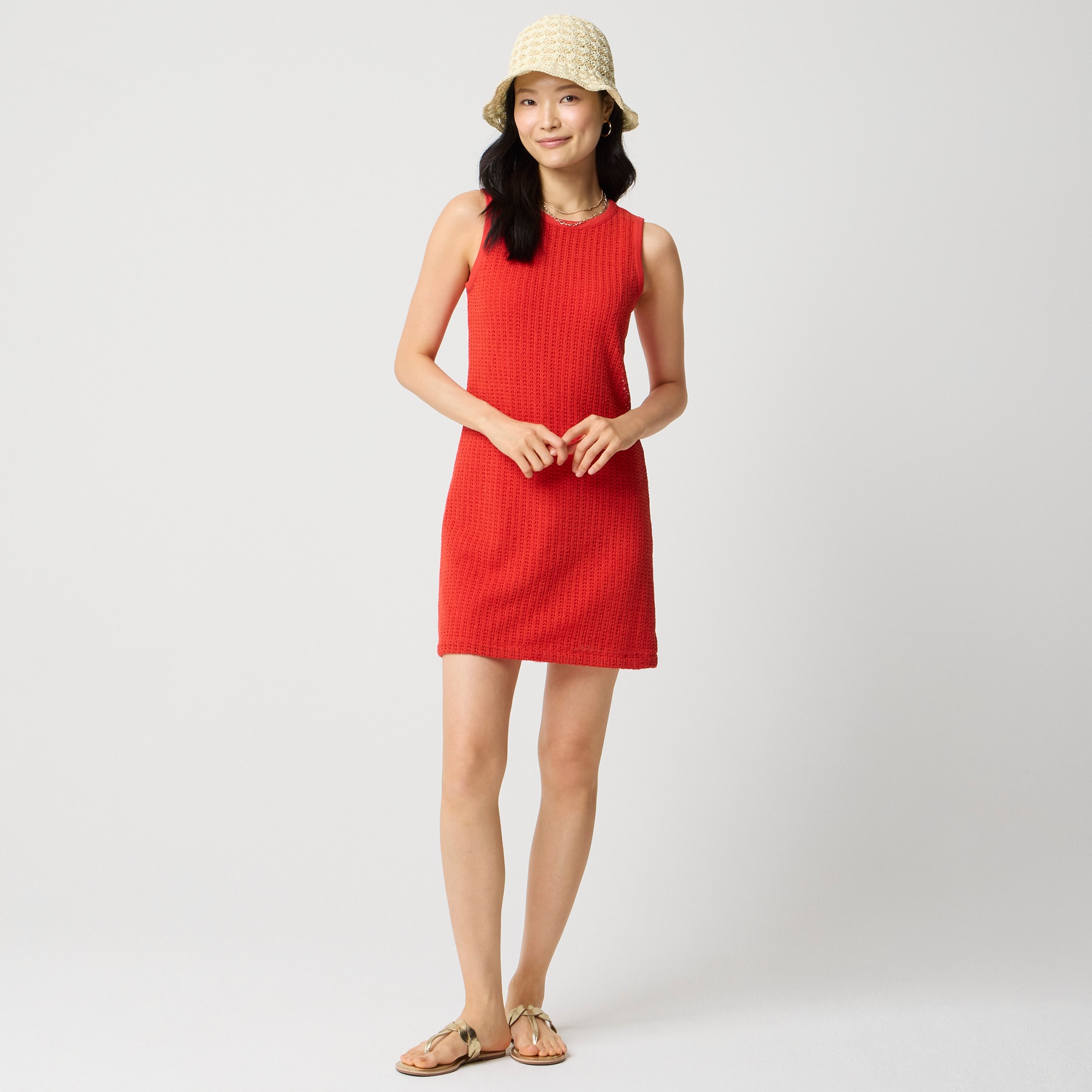 womens Crochet mini dress