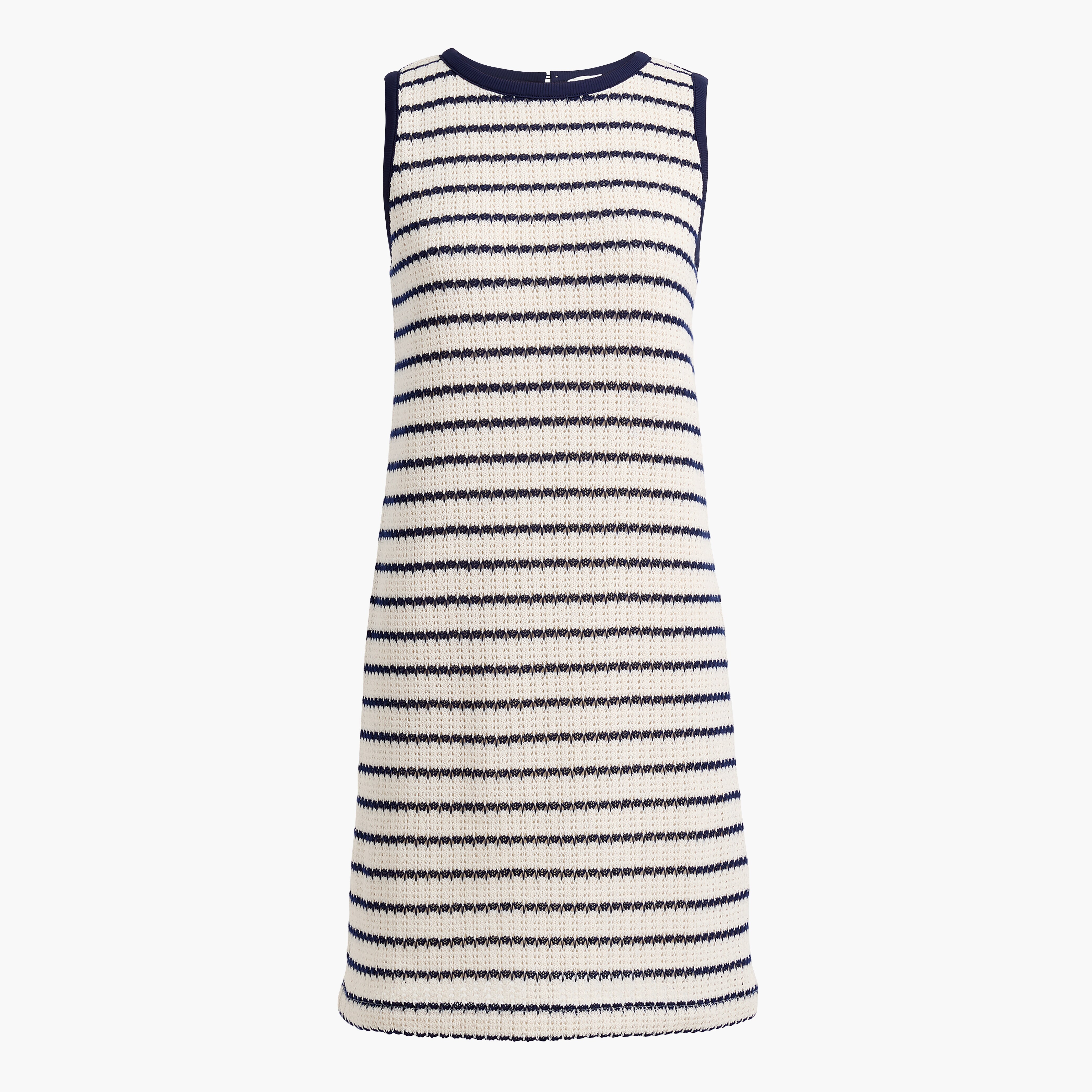 j crew blue and white striped dress J.Crew Girls' tiered dress in mixed stripes  Tinda Collective