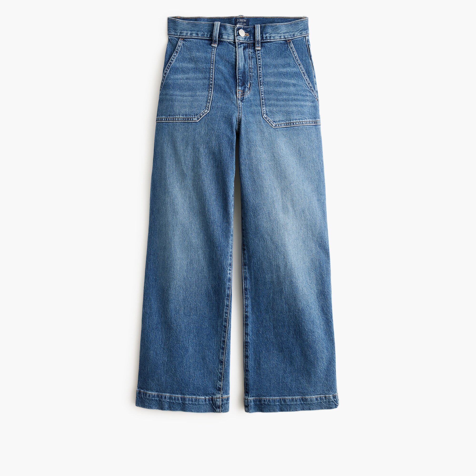 Wide-leg Cropped Utility Jean In All-day Stretch For Women | Factory