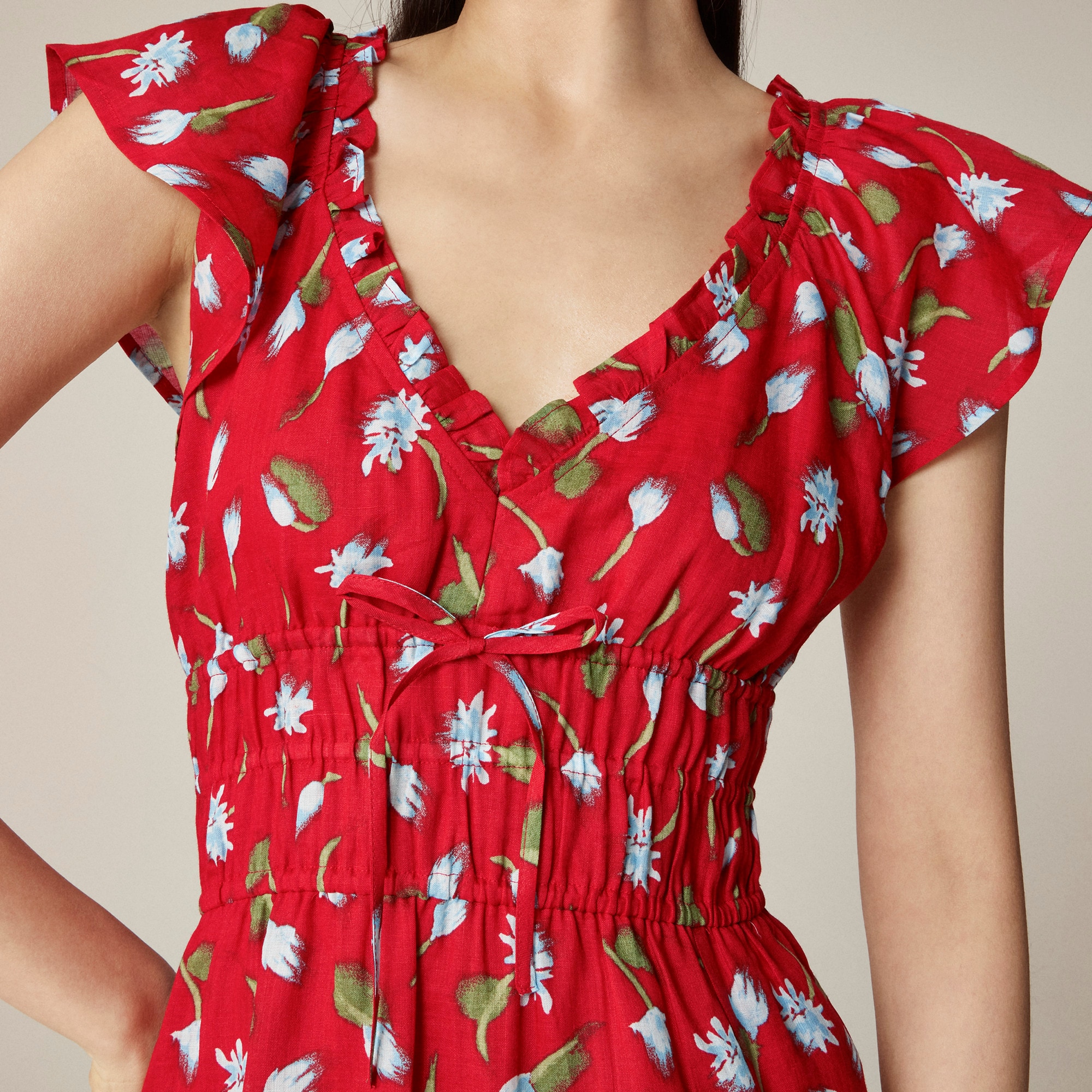 womens Palermo dress in ramie