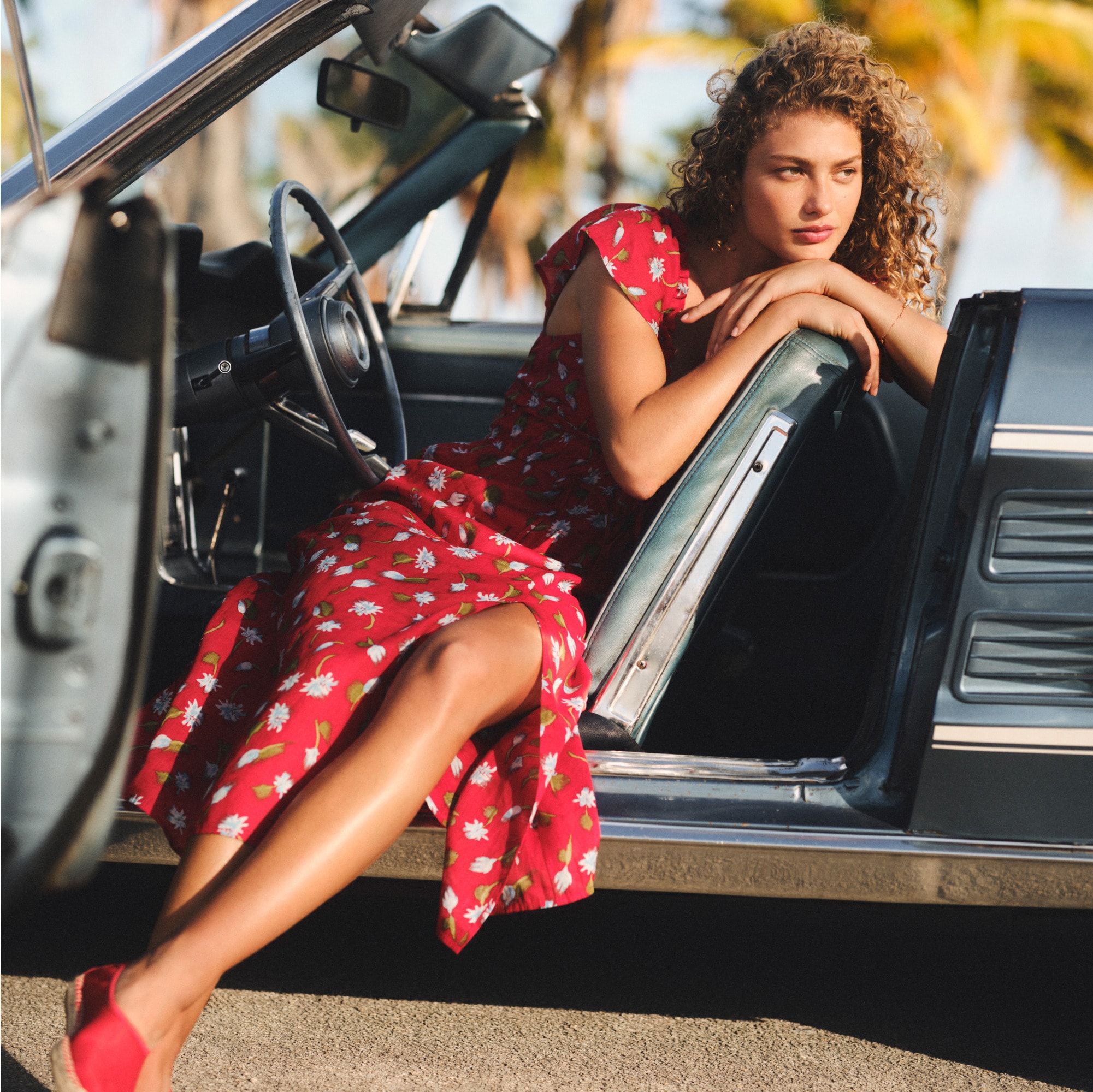womens Palermo dress in ramie