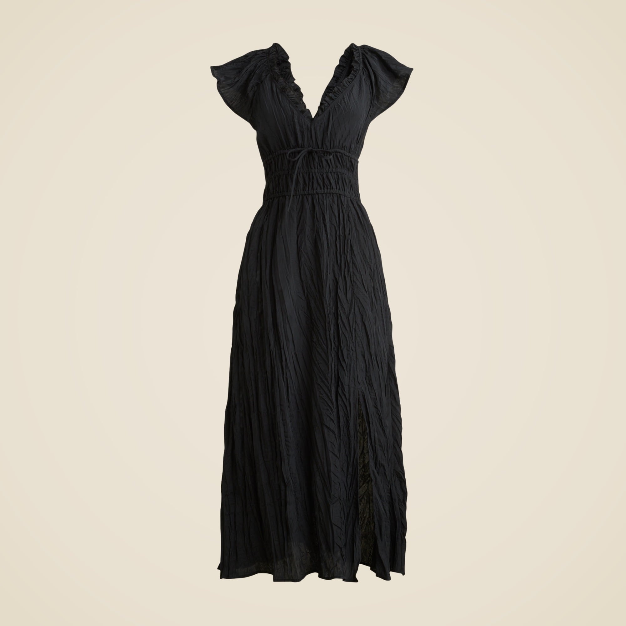 Palermo dress in viscose-blend crinkle