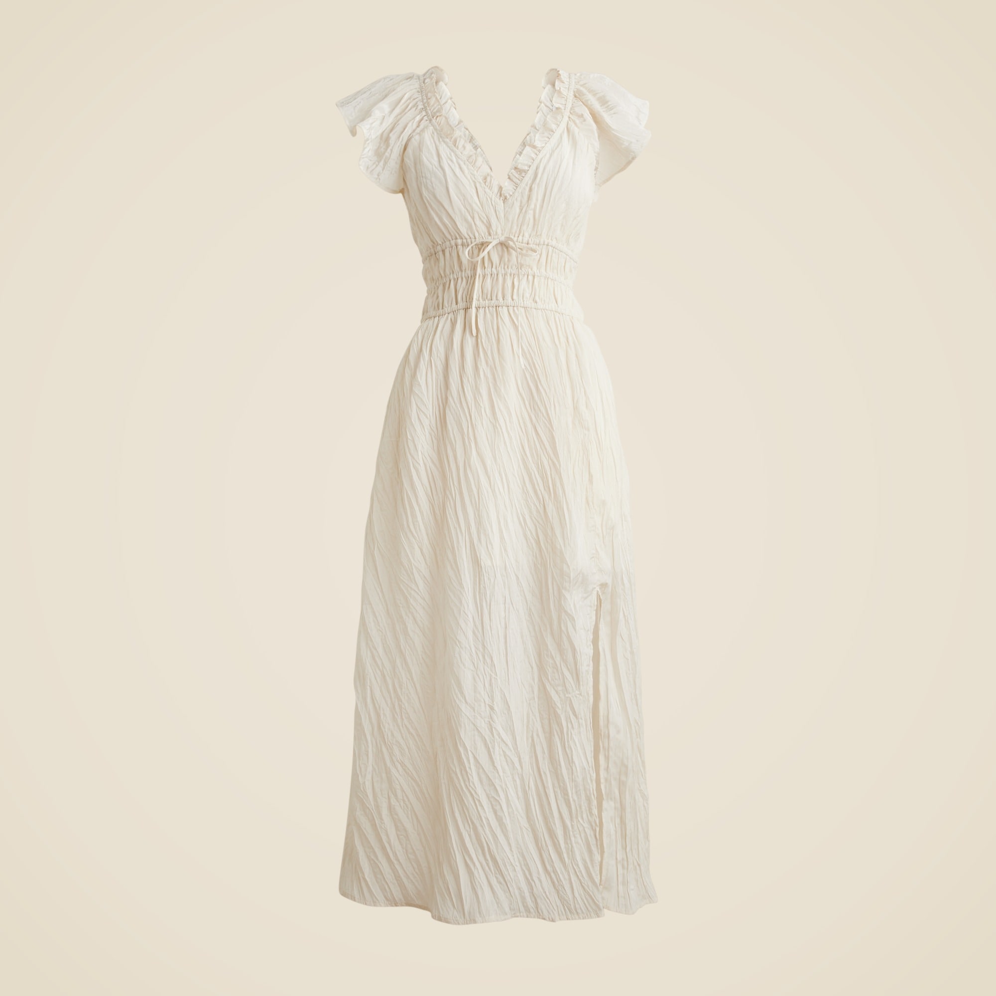 womens Palermo dress in viscose-blend crinkle