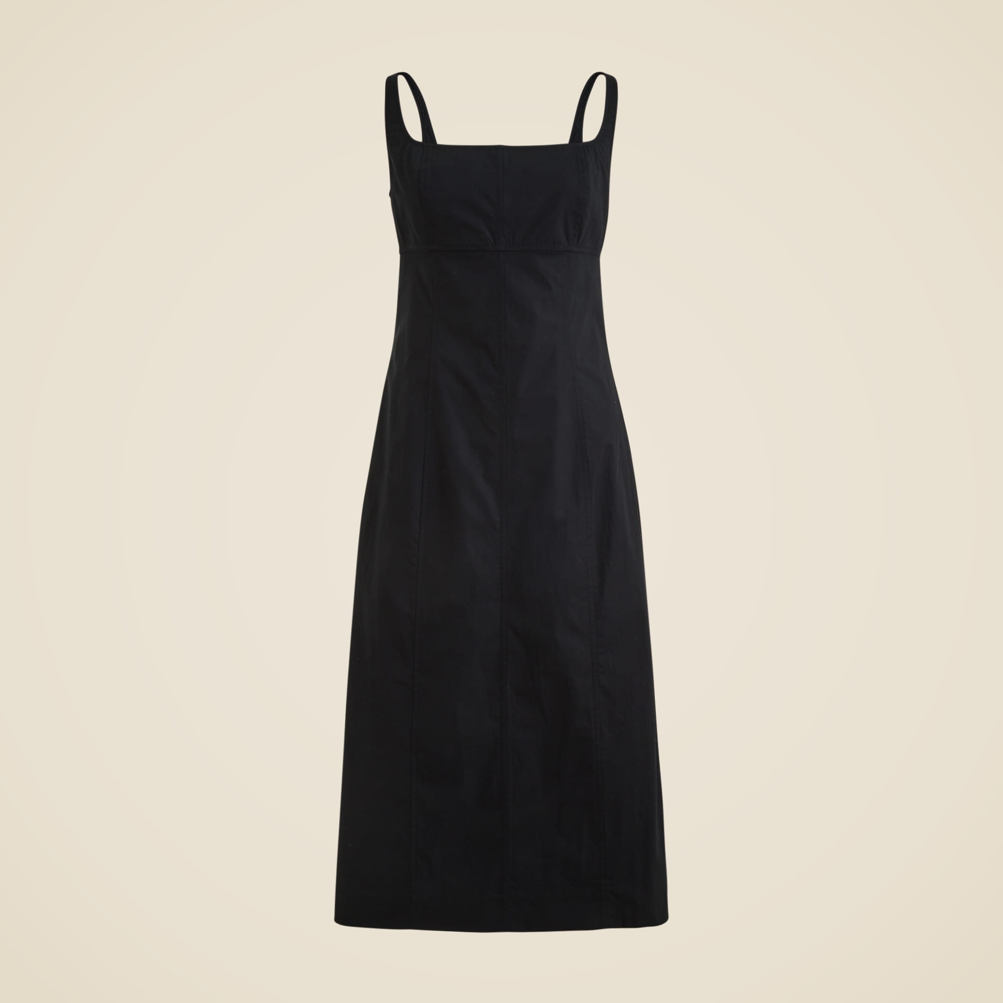 Squareneck Seamed Midi Dress For Women | J.Crew