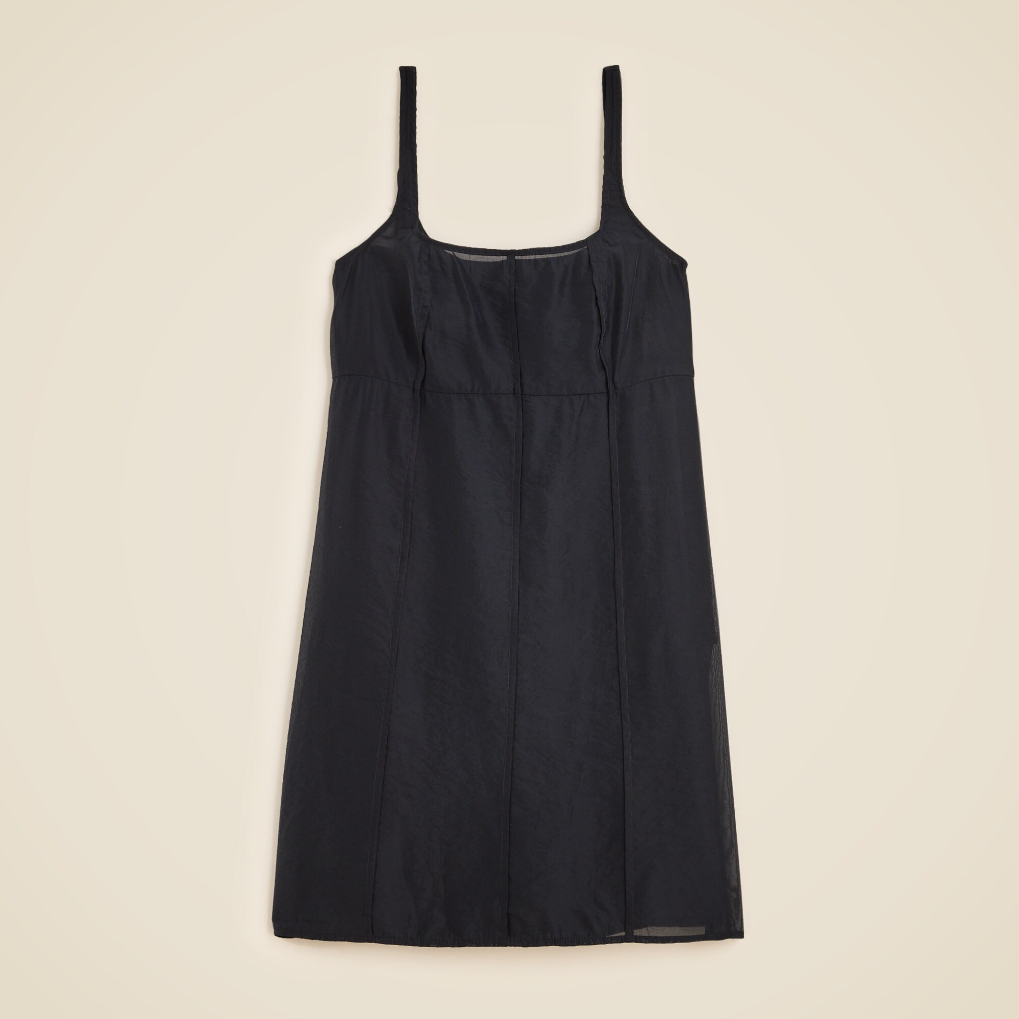 Collection sheer organza slip dress