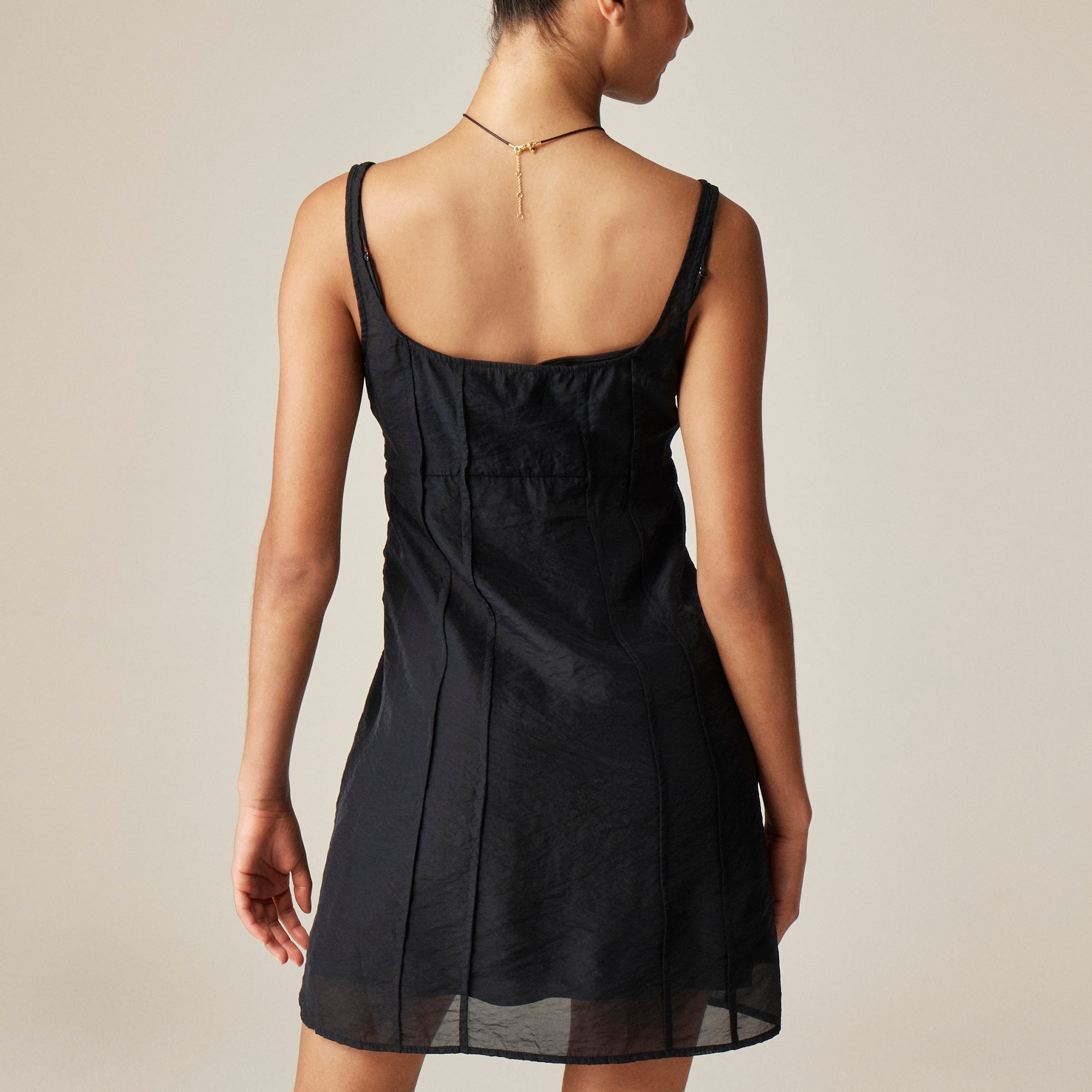 womens Collection sheer organza slip dress