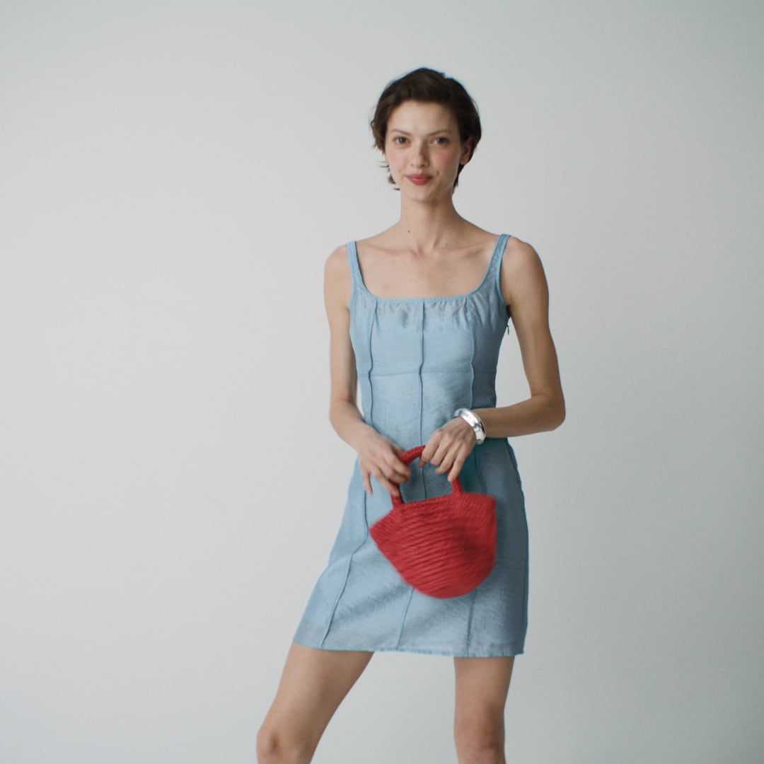 womens Collection sheer organza slip dress
