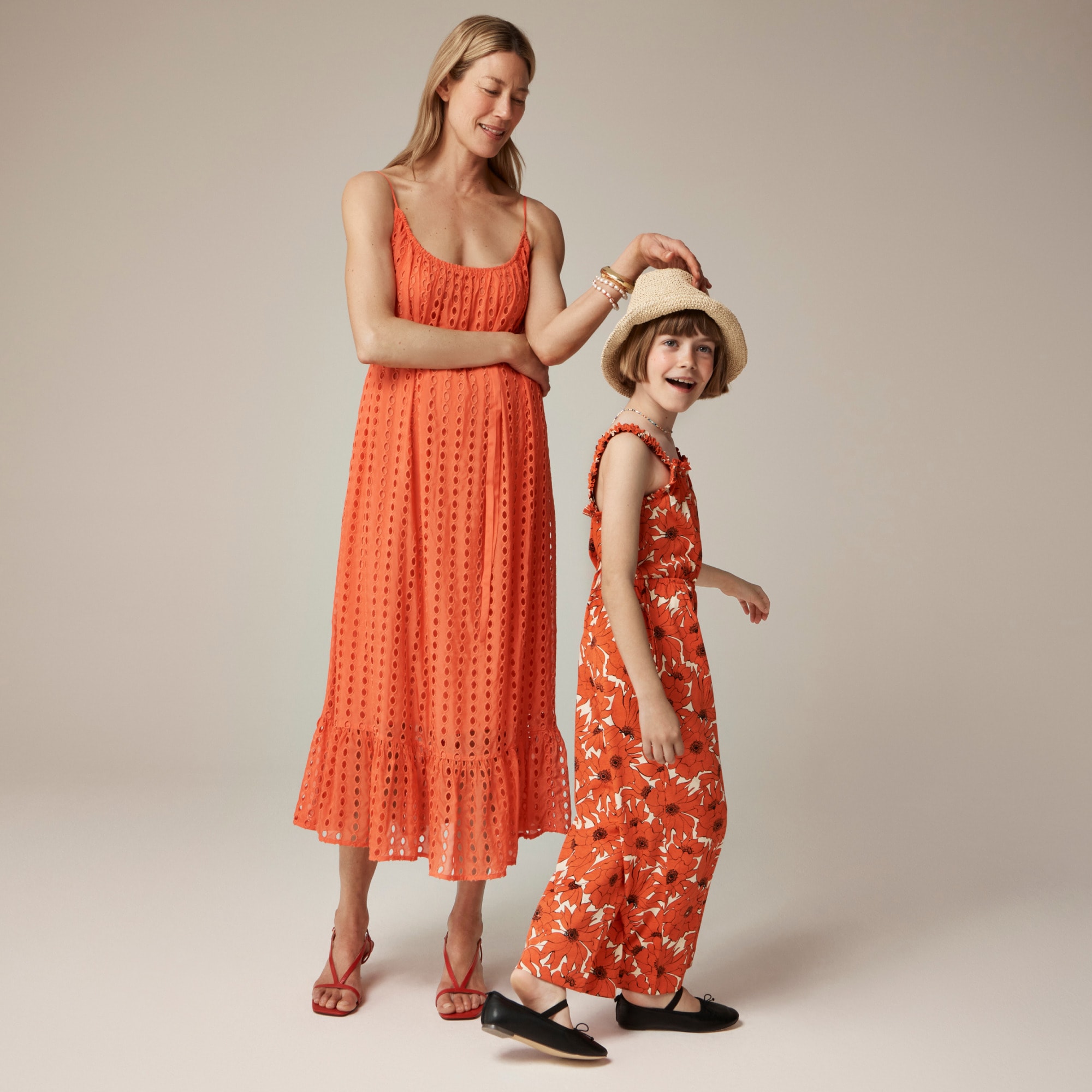 Oval eyelet midi dress - image 5