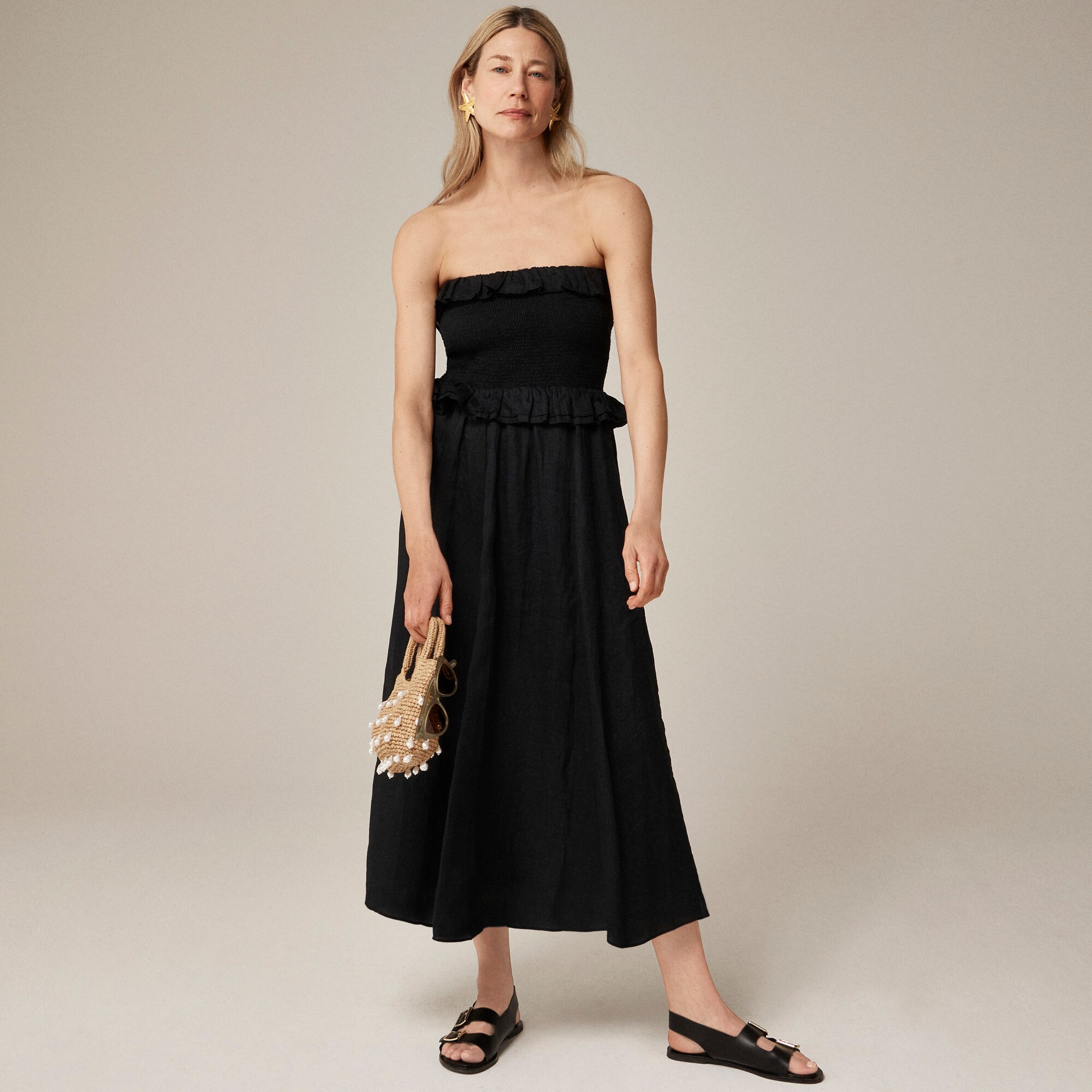  Tall Ravenna dress in ramie