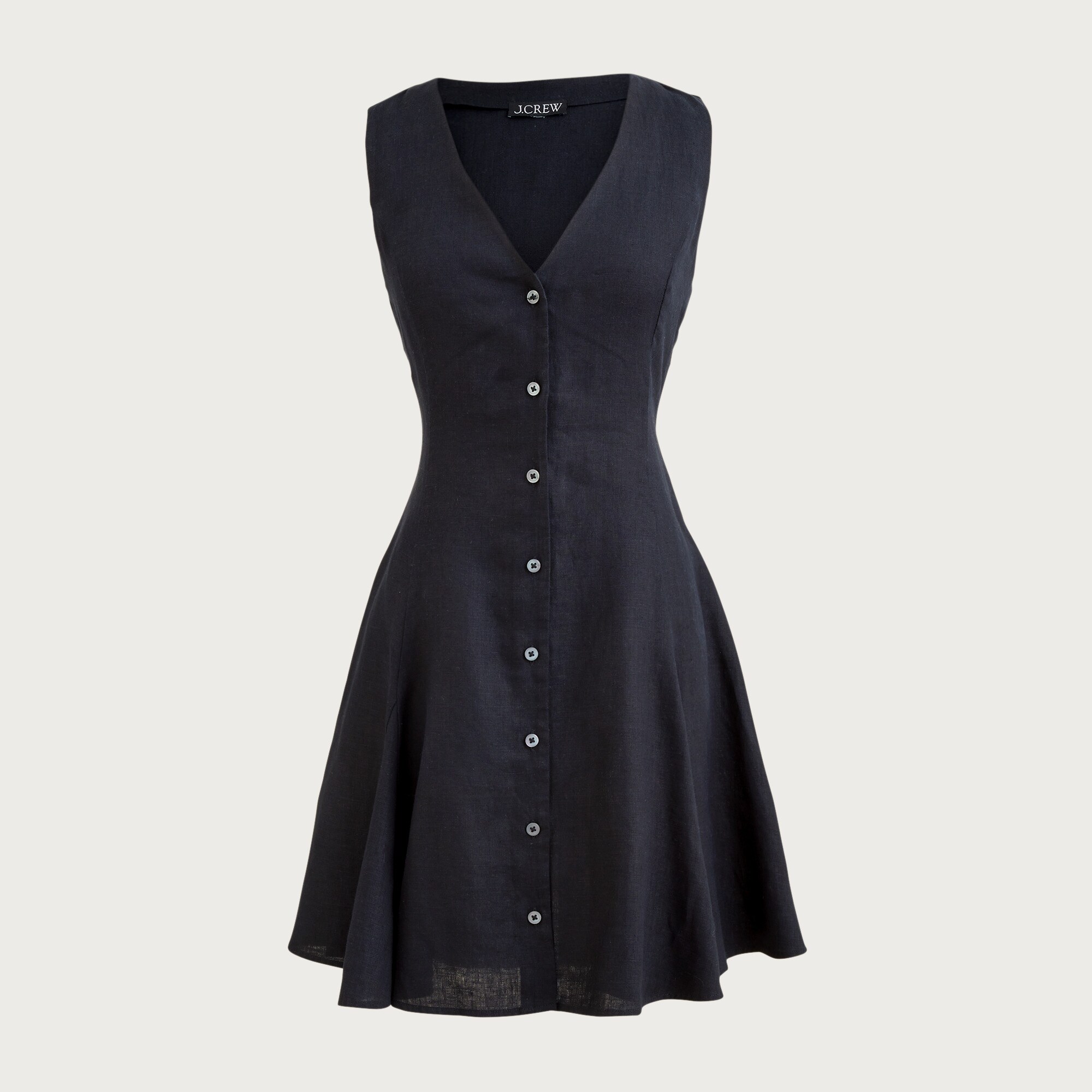 Linen mini dress