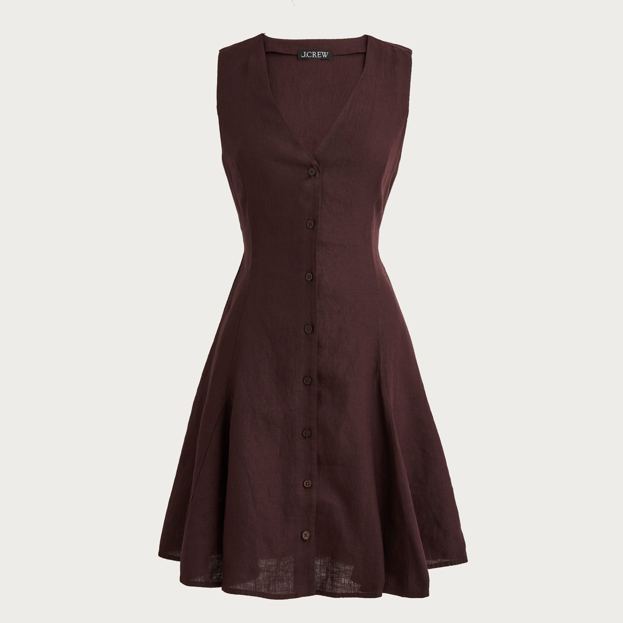 Linen mini dress