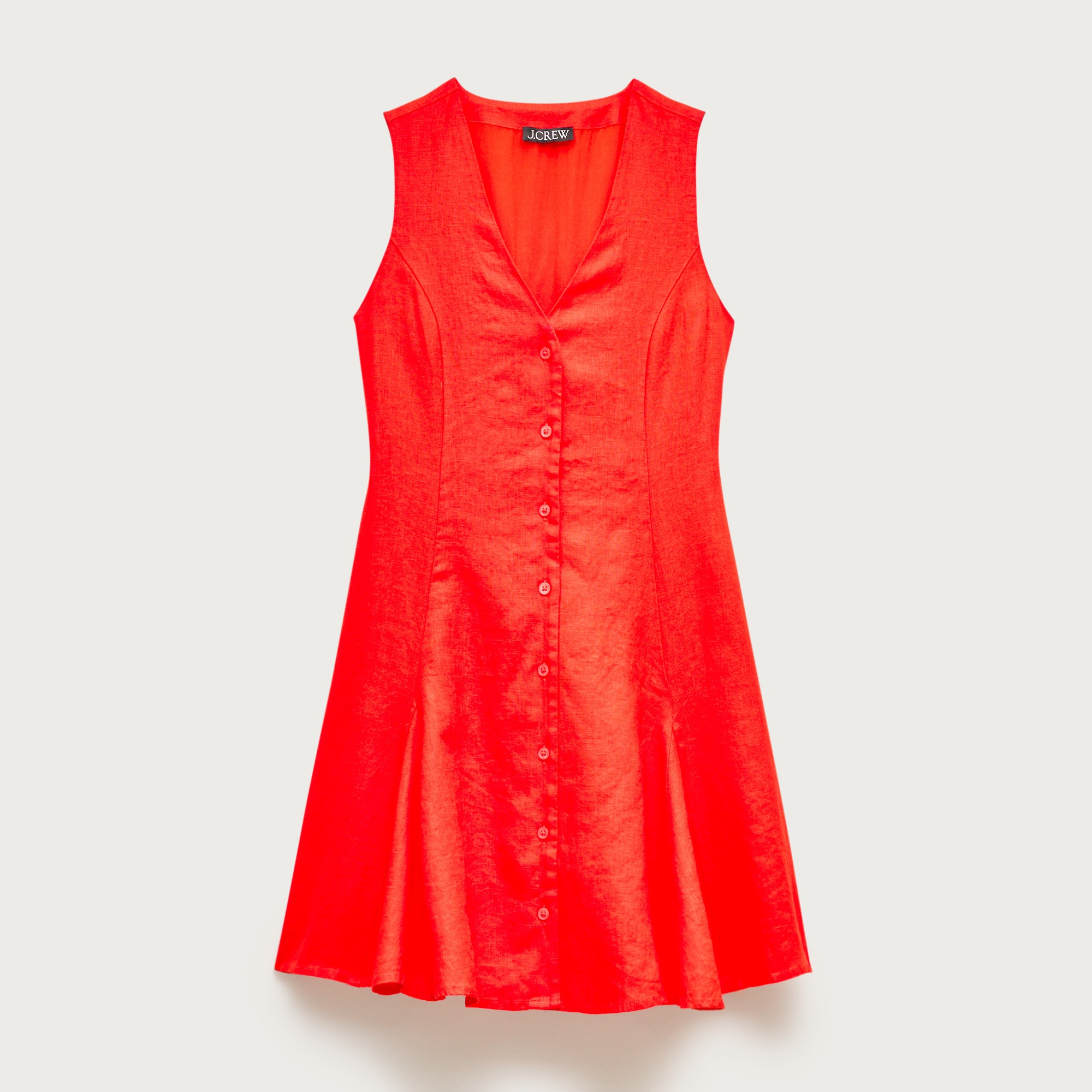 Linen mini dress