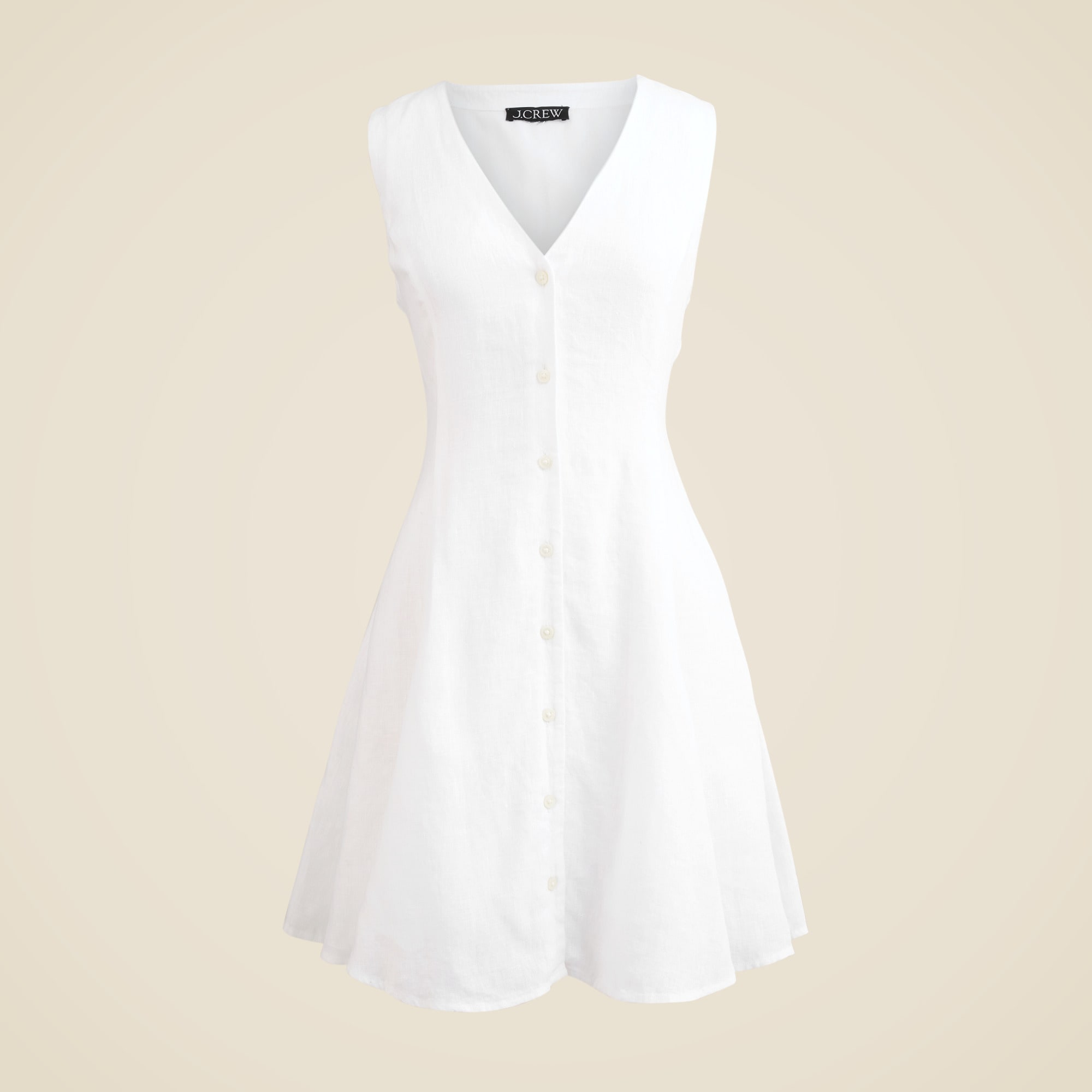 Linen mini dress