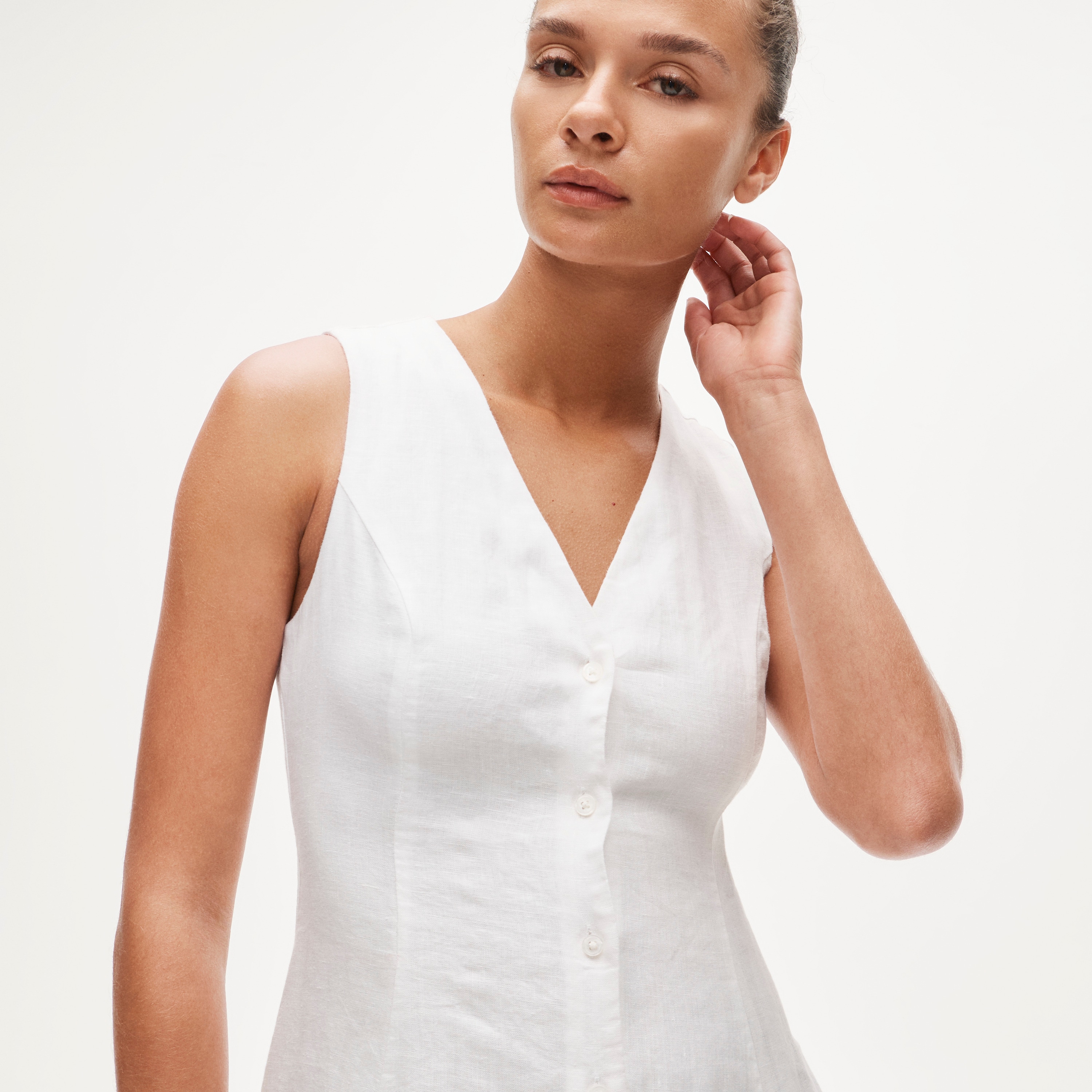 Linen Mini Dress For Women | J.Crew