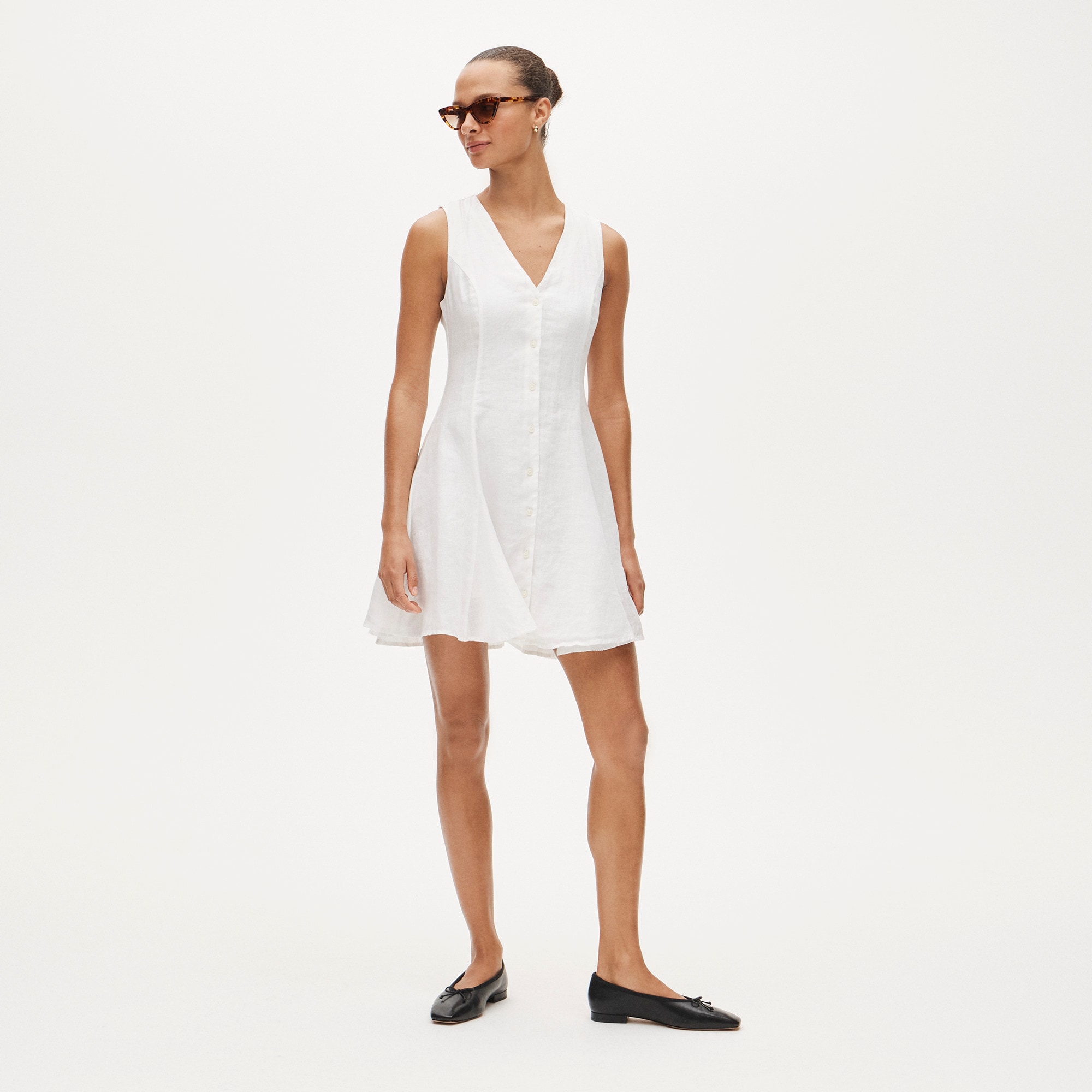  Linen mini dress